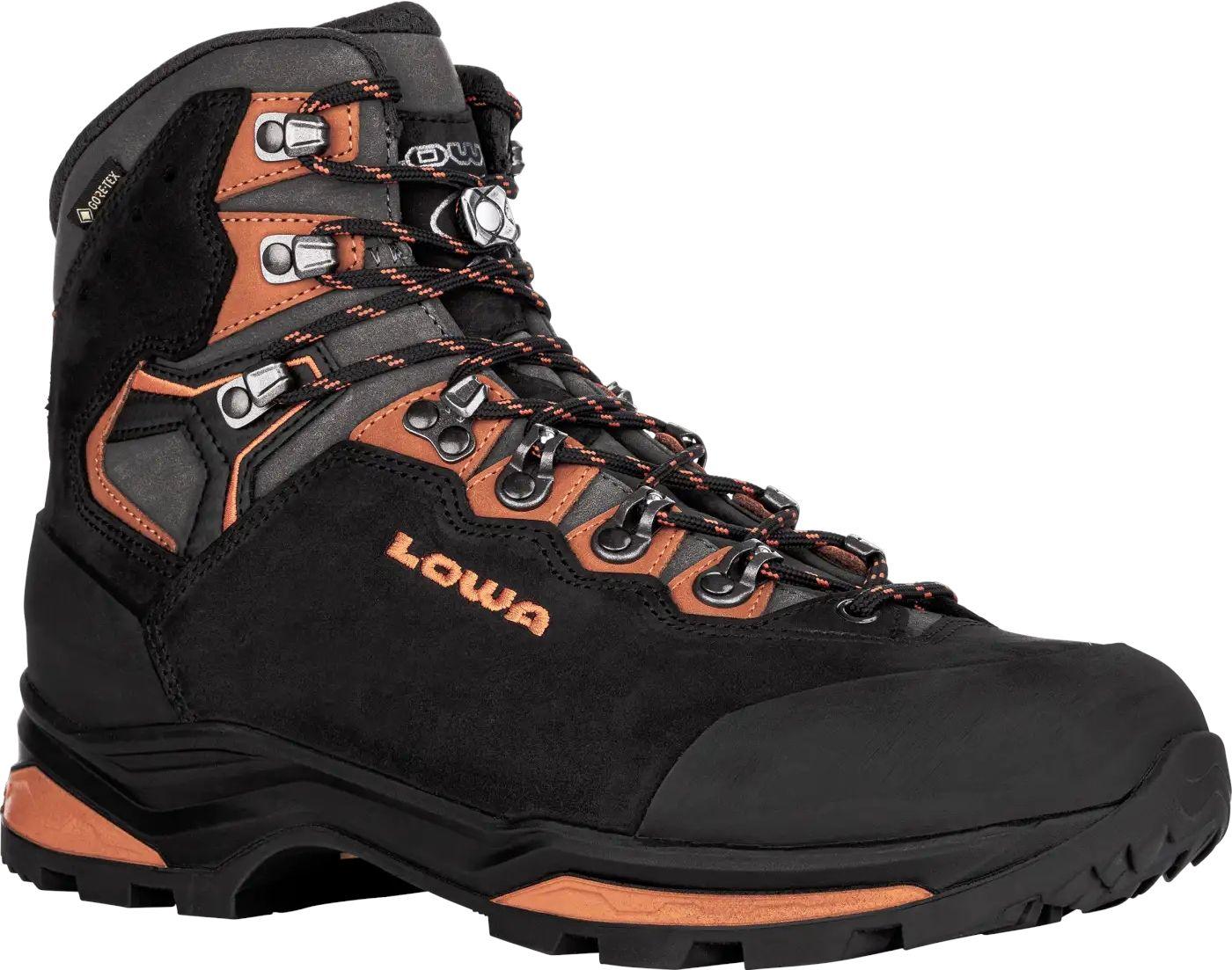 Lowa | Scarpe Camino Evo GTX Uomo Black/Orange - Fabbrica Ski Sises
