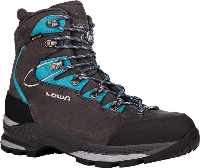 Lowa | Scarpe Mauria Evo GTX Donna Anthracite/Turquoise - Fabbrica Ski Sises