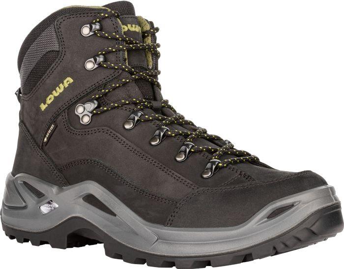 Lowa | Scarpe Renegade GTX Mid Uomo Black/Olive - Fabbrica Ski Sises