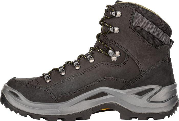 Lowa | Scarpe Renegade GTX Mid Uomo Black/Olive - Fabbrica Ski Sises