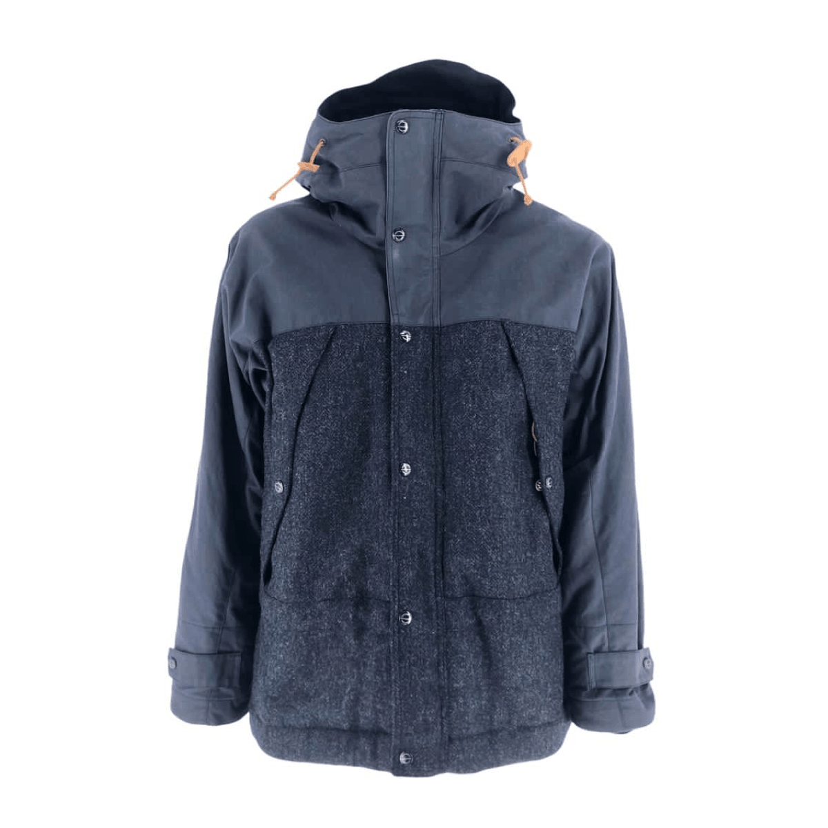 Manifattura Ceccarelli | Giacca Two Tone Mountain Jacket Uomo Blu - Fabbrica Ski Sises
