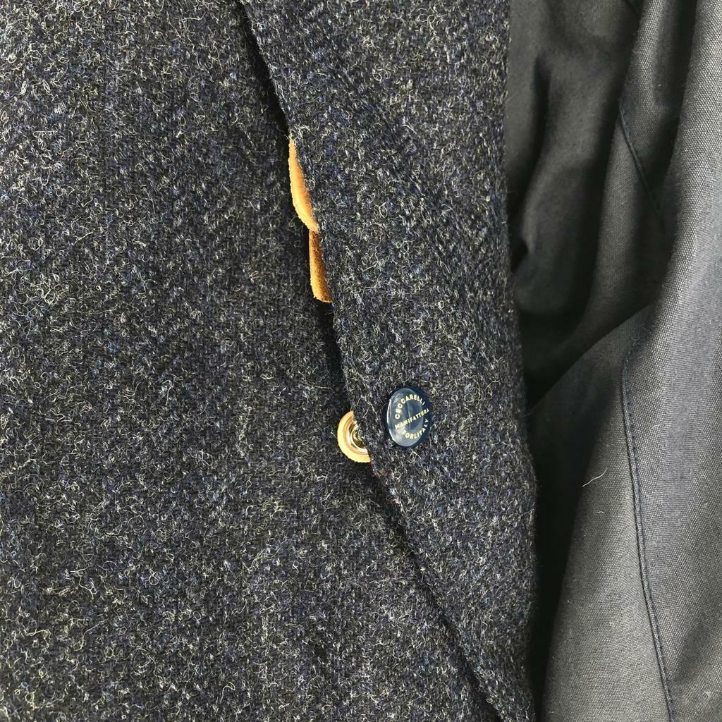Manifattura Ceccarelli | Giacca Two Tone Mountain Jacket Uomo Blu - Fabbrica Ski Sises