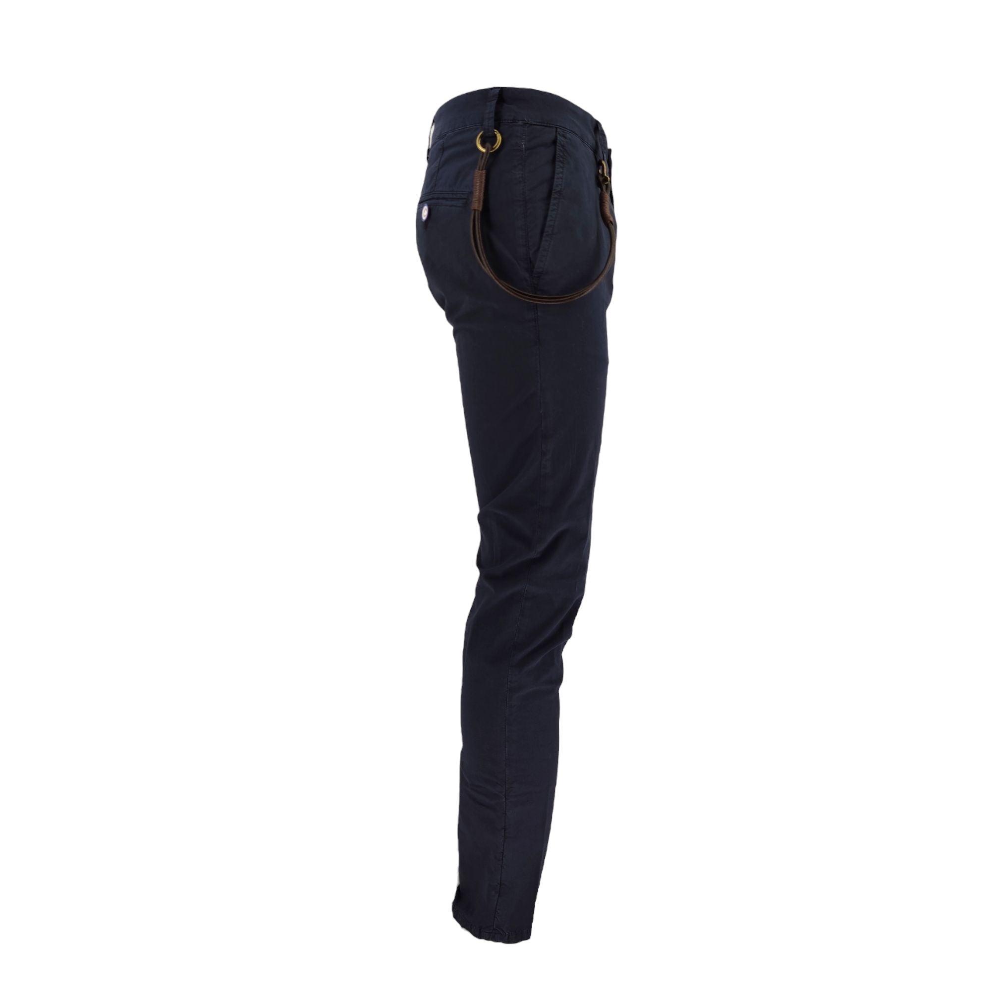 Modfitter | Pantaloni Carnaby Popeline Uomo Dark Navy - Fabbrica Ski Sises