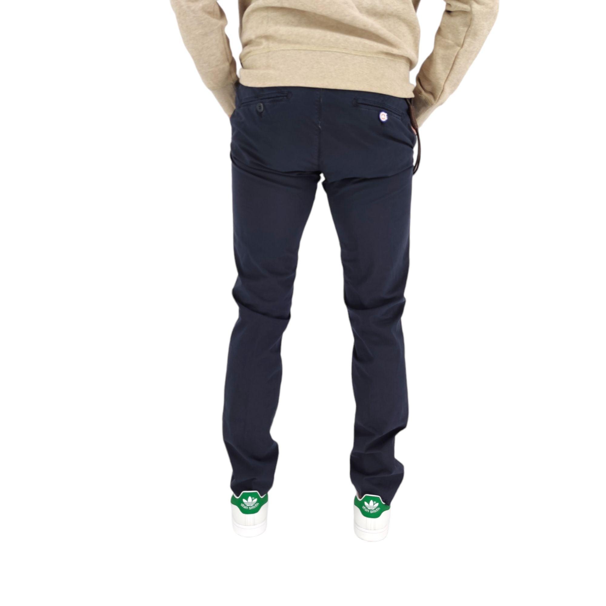 Modfitter | Pantaloni Carnaby Popeline Uomo Dark Navy - Fabbrica Ski Sises