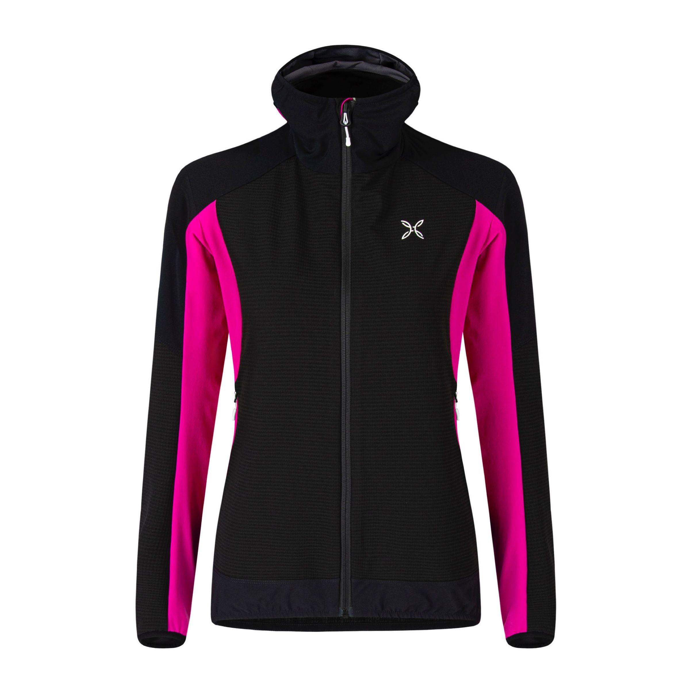 Montura | Giacca Premium Wind Donna Nero/Intense Violet - Fabbrica Ski Sises