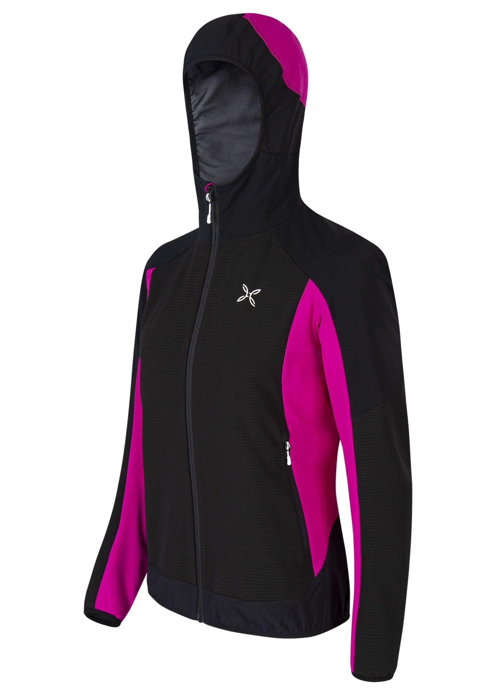 Montura | Giacca Premium Wind Donna Nero/Intense Violet - Fabbrica Ski Sises