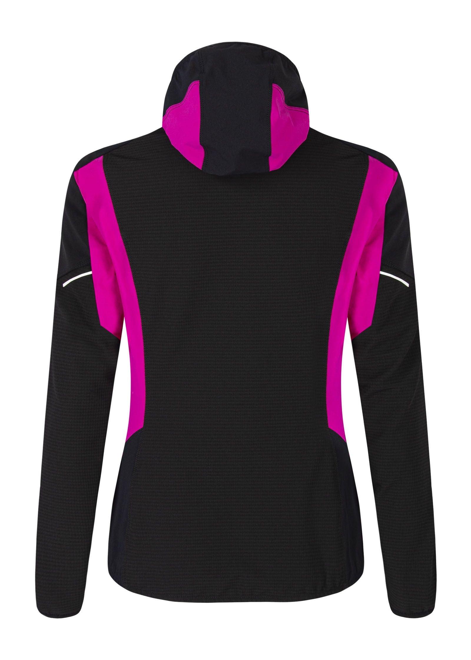 Montura | Giacca Premium Wind Donna Nero/Intense Violet - Fabbrica Ski Sises