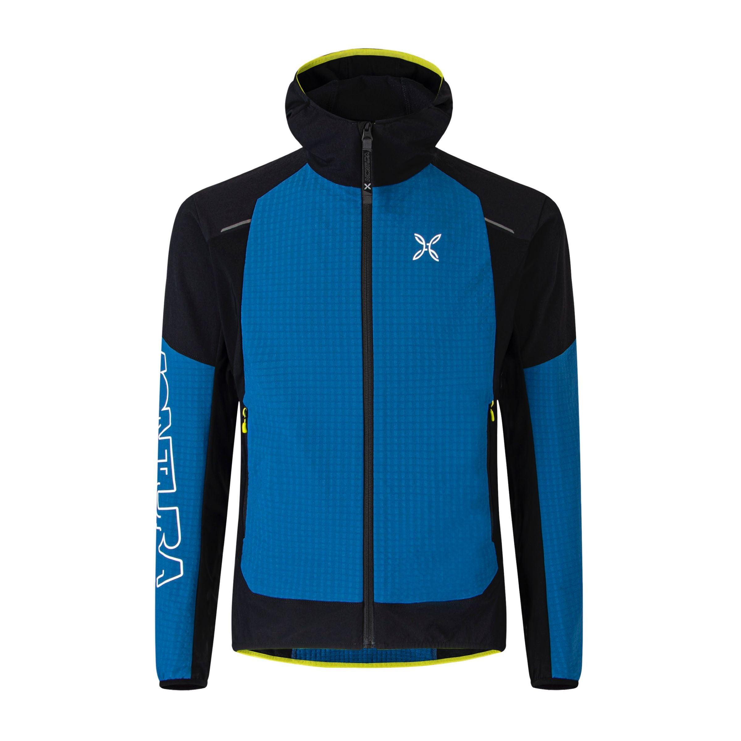 Montura | Giacca Wind Revolution Hoody Uomo Deep Blue/Nero - Fabbrica Ski Sises