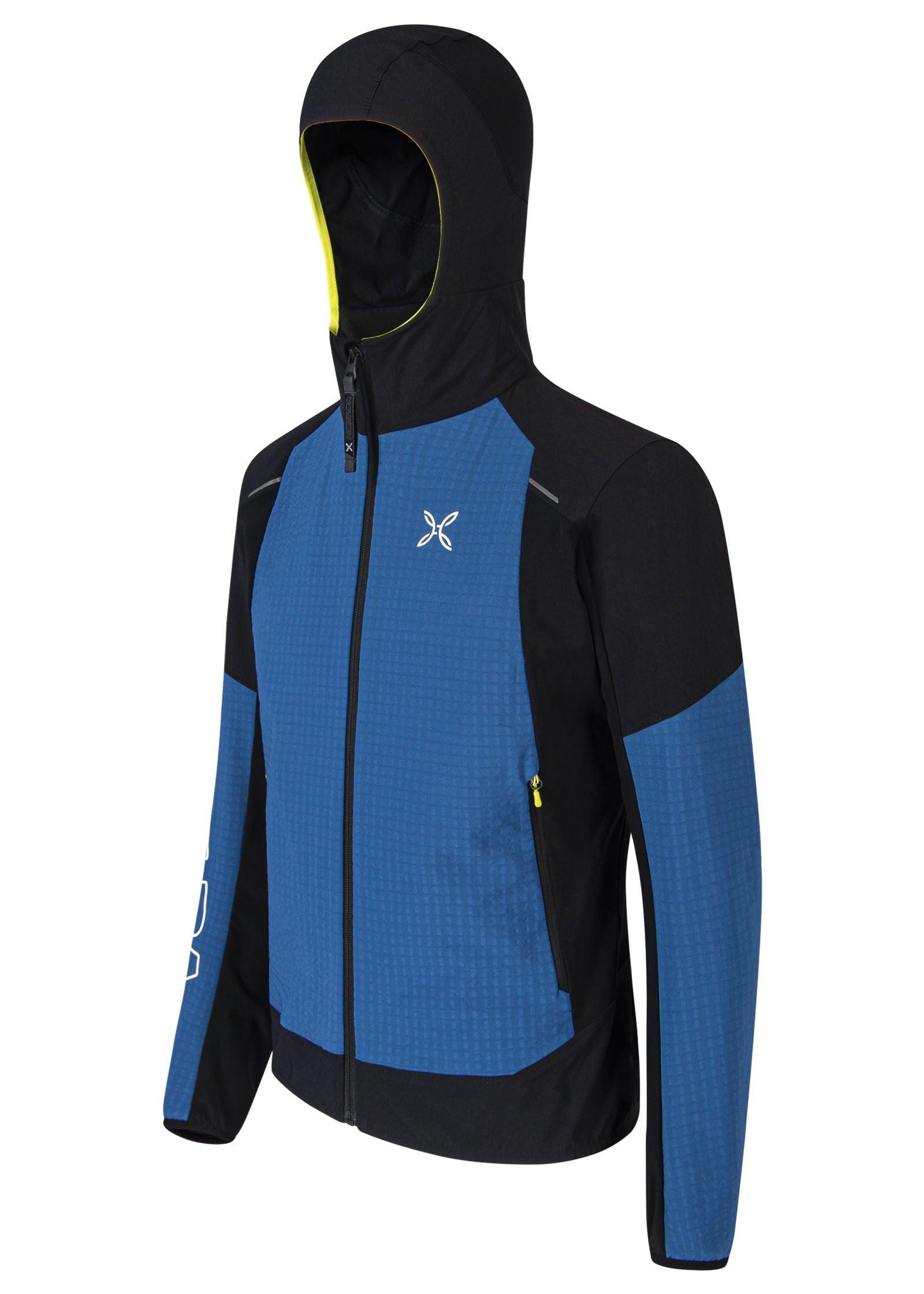 Montura | Giacca Wind Revolution Hoody Uomo Deep Blue/Nero - Fabbrica Ski Sises