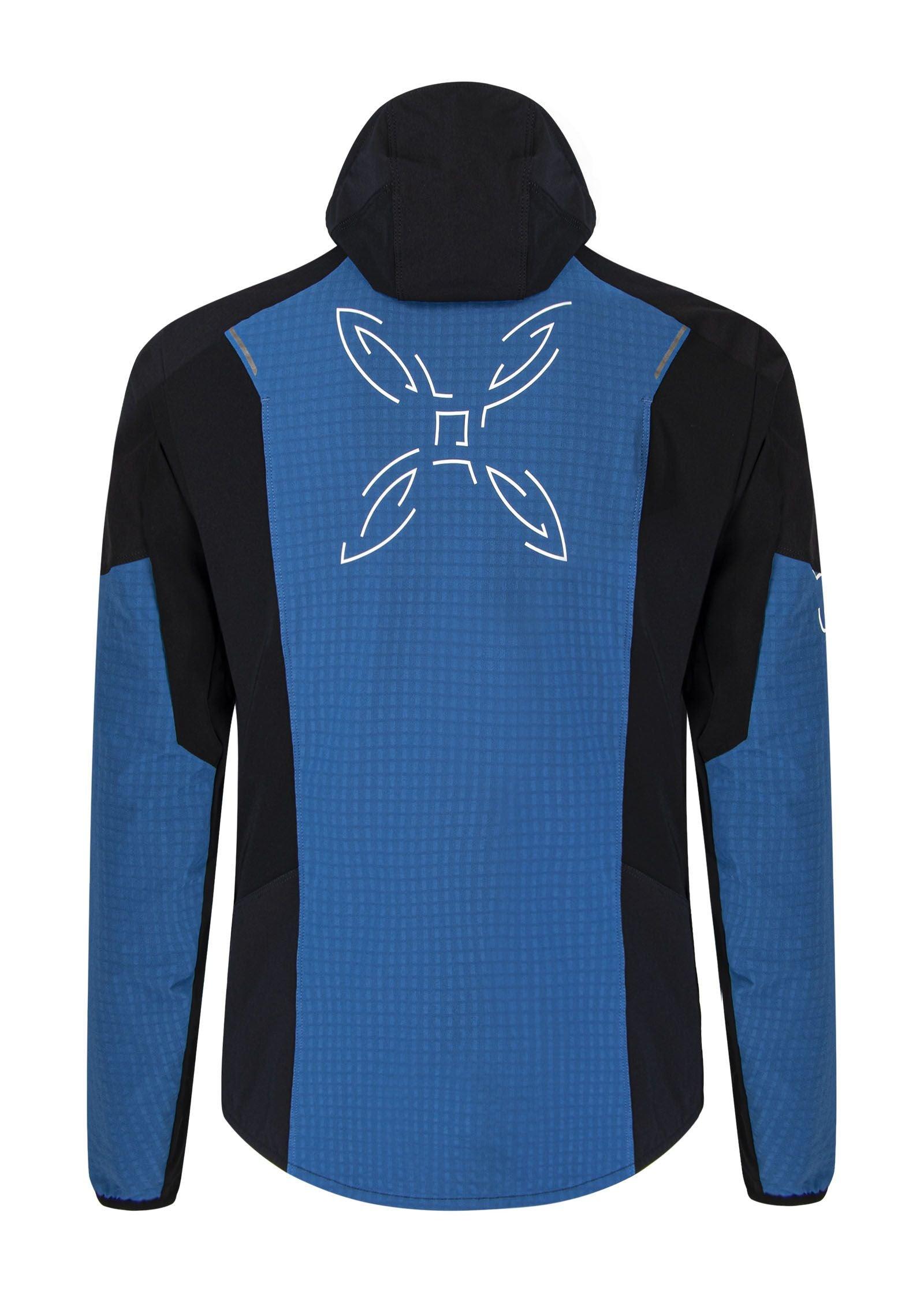 Montura | Giacca Wind Revolution Hoody Uomo Deep Blue/Nero - Fabbrica Ski Sises