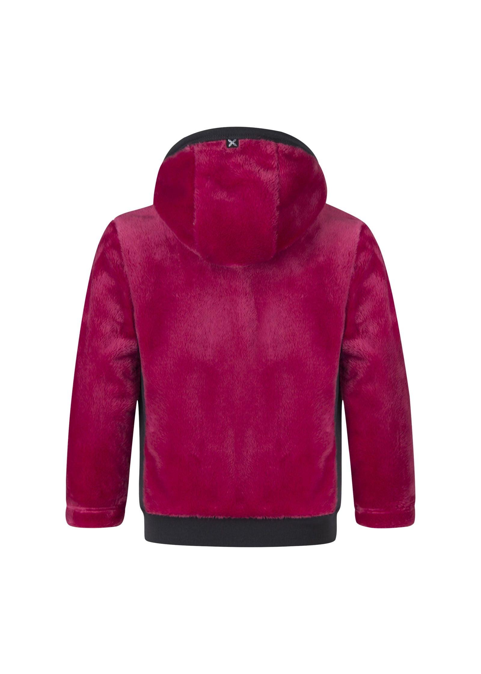 Montura | Maglia Polar Stretch Hoody Bambina Rosa Sugar - Fabbrica Ski Sises