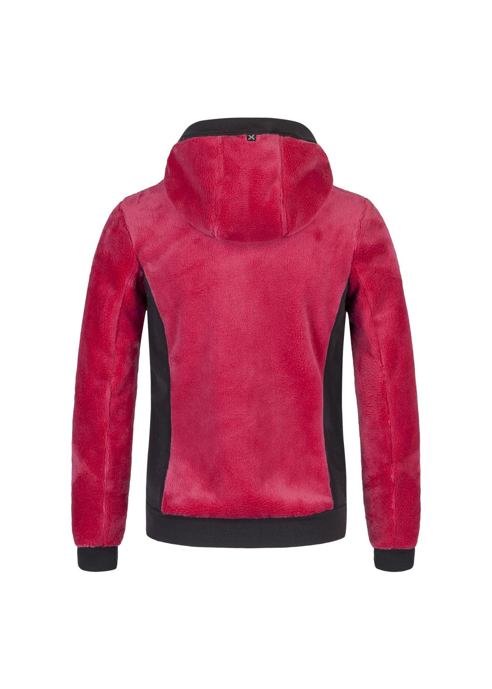 Montura | Maglia Polar Stretch Hoody Bambina Rosa Sugar - Fabbrica Ski Sises