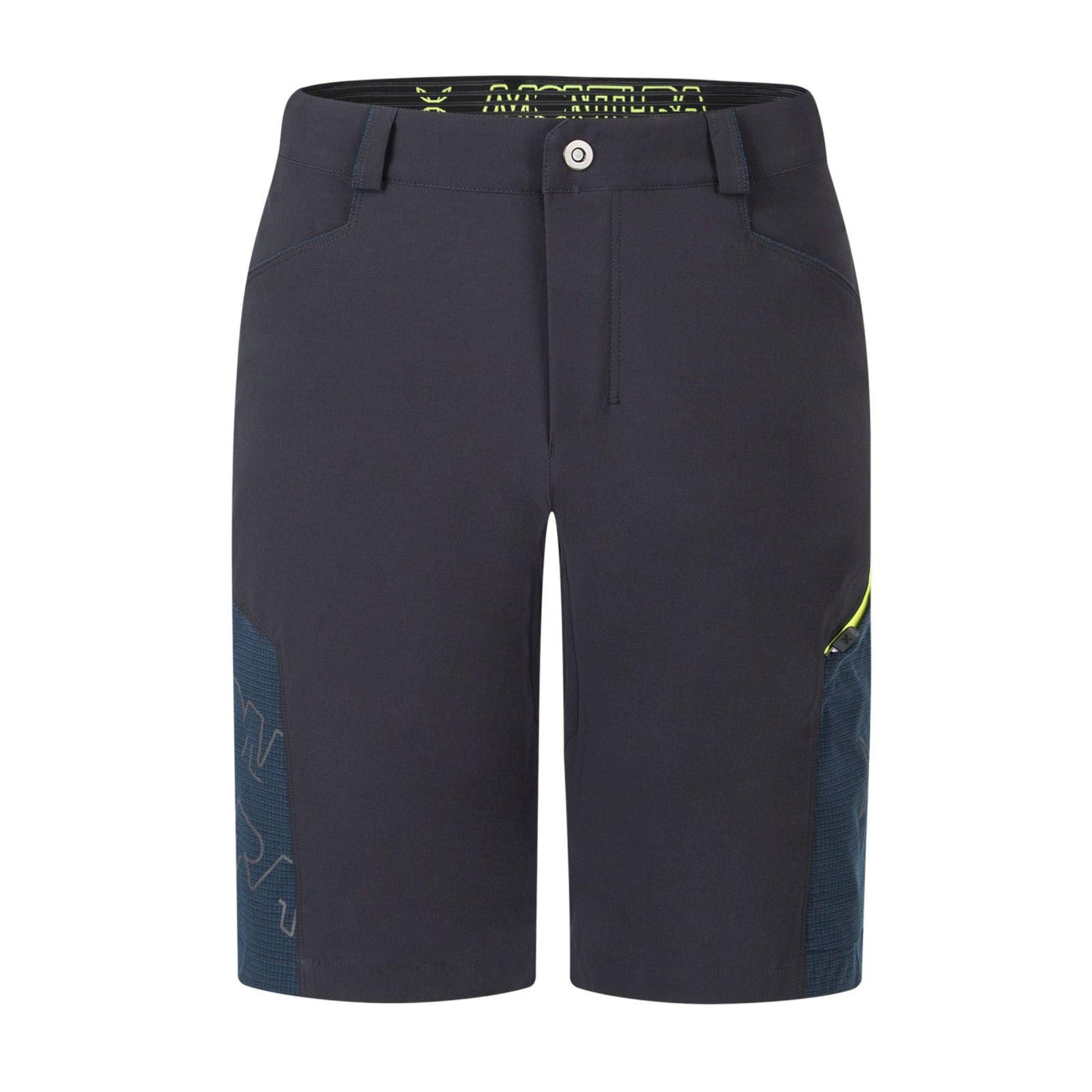 Montura | Pantaloncini Land Uomo Ardesia/Giallo Fluo - Fabbrica Ski Sises
