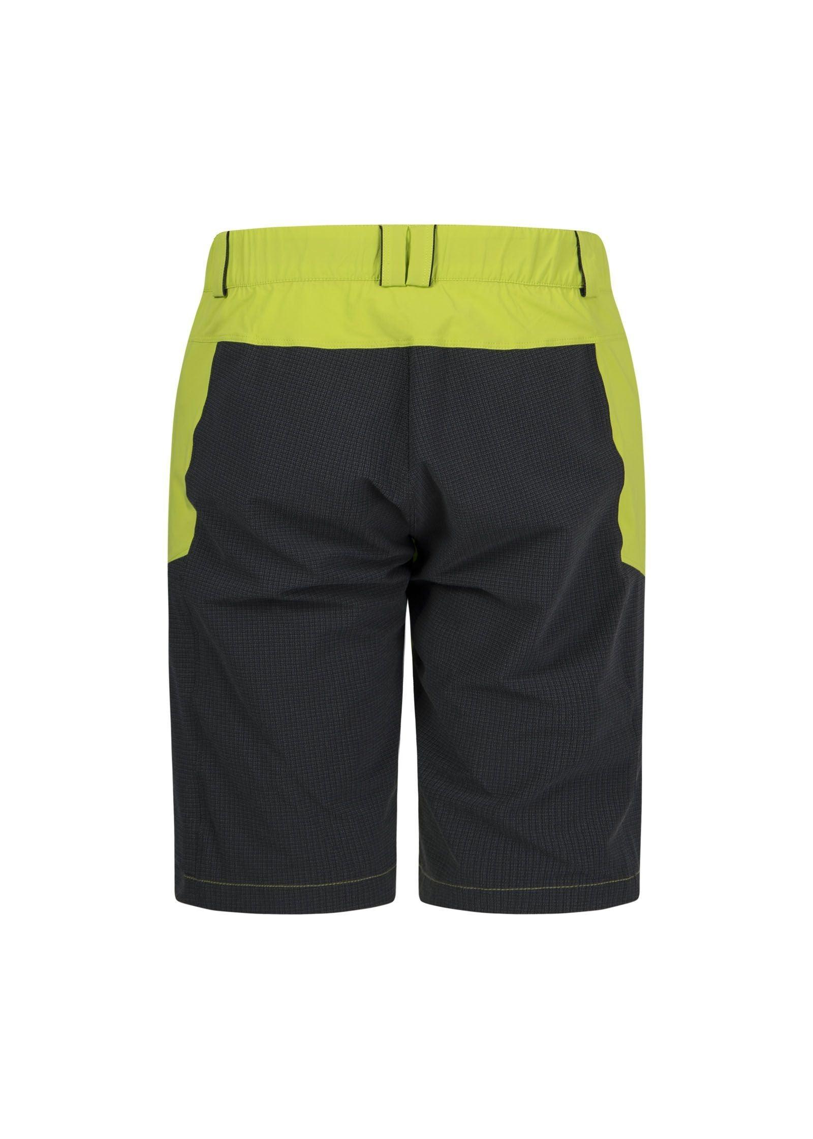 Montura | Pantaloncini Land Uomo Verde Lime/Piombo - Fabbrica Ski Sises