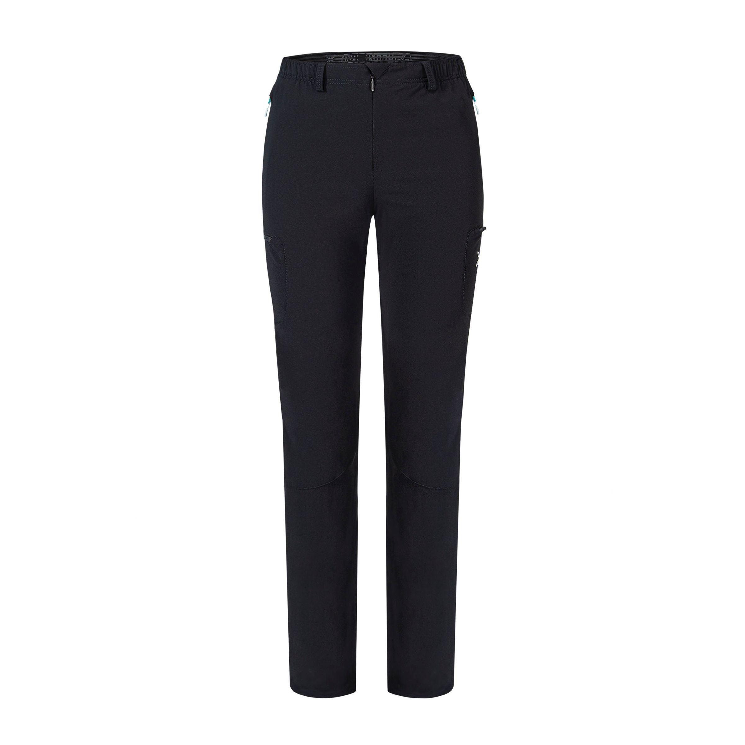 Montura | Pantaloni Ledge Donna Nero/Care Blue - Fabbrica Ski Sises