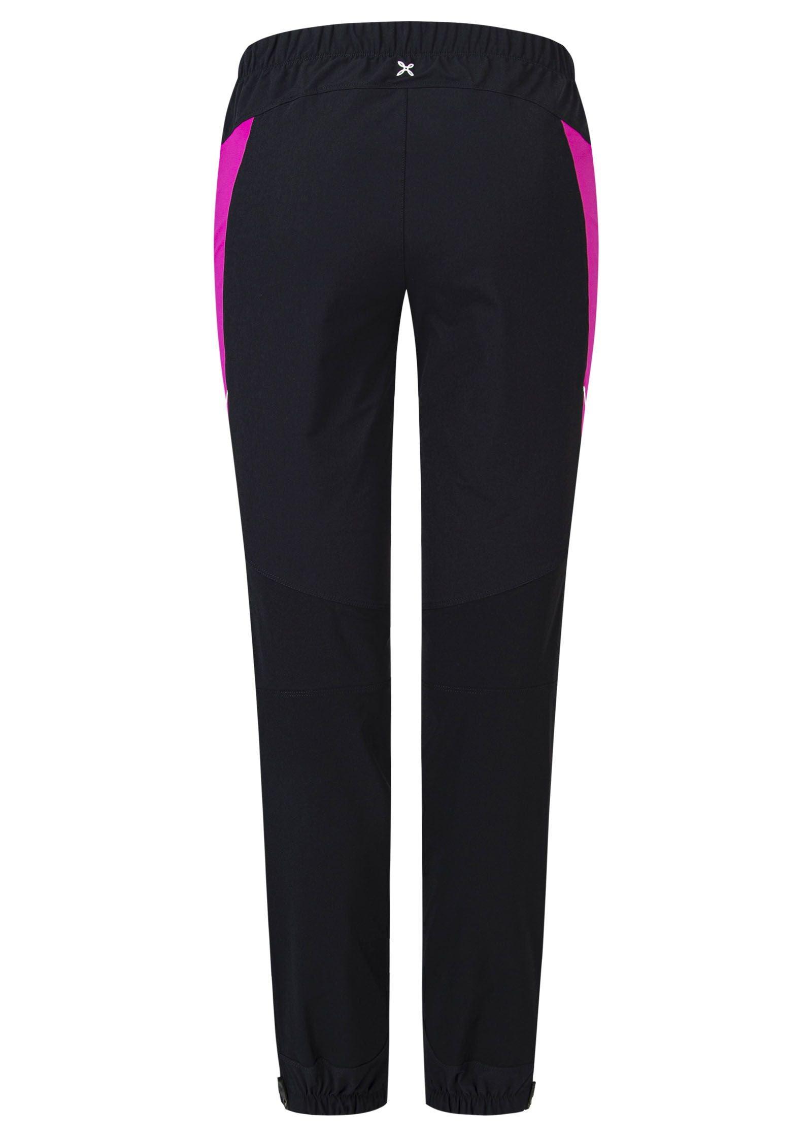 Montura | Pantaloni Mountain Fast Donna Nero/Intense Violet - Fabbrica Ski Sises