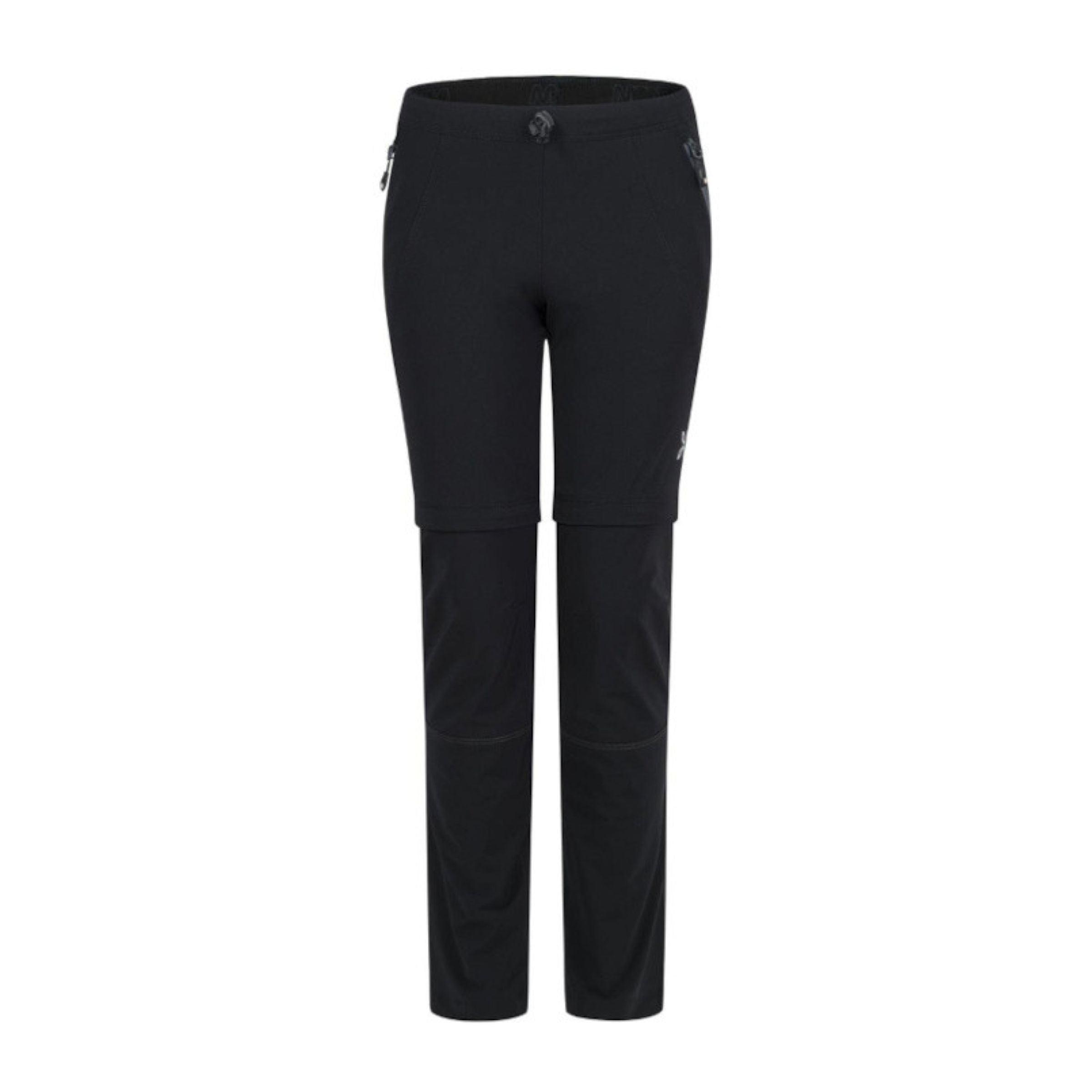 Montura | Pantaloni Zip Off 2 Junior Nero/Piombo - Fabbrica Ski Sises