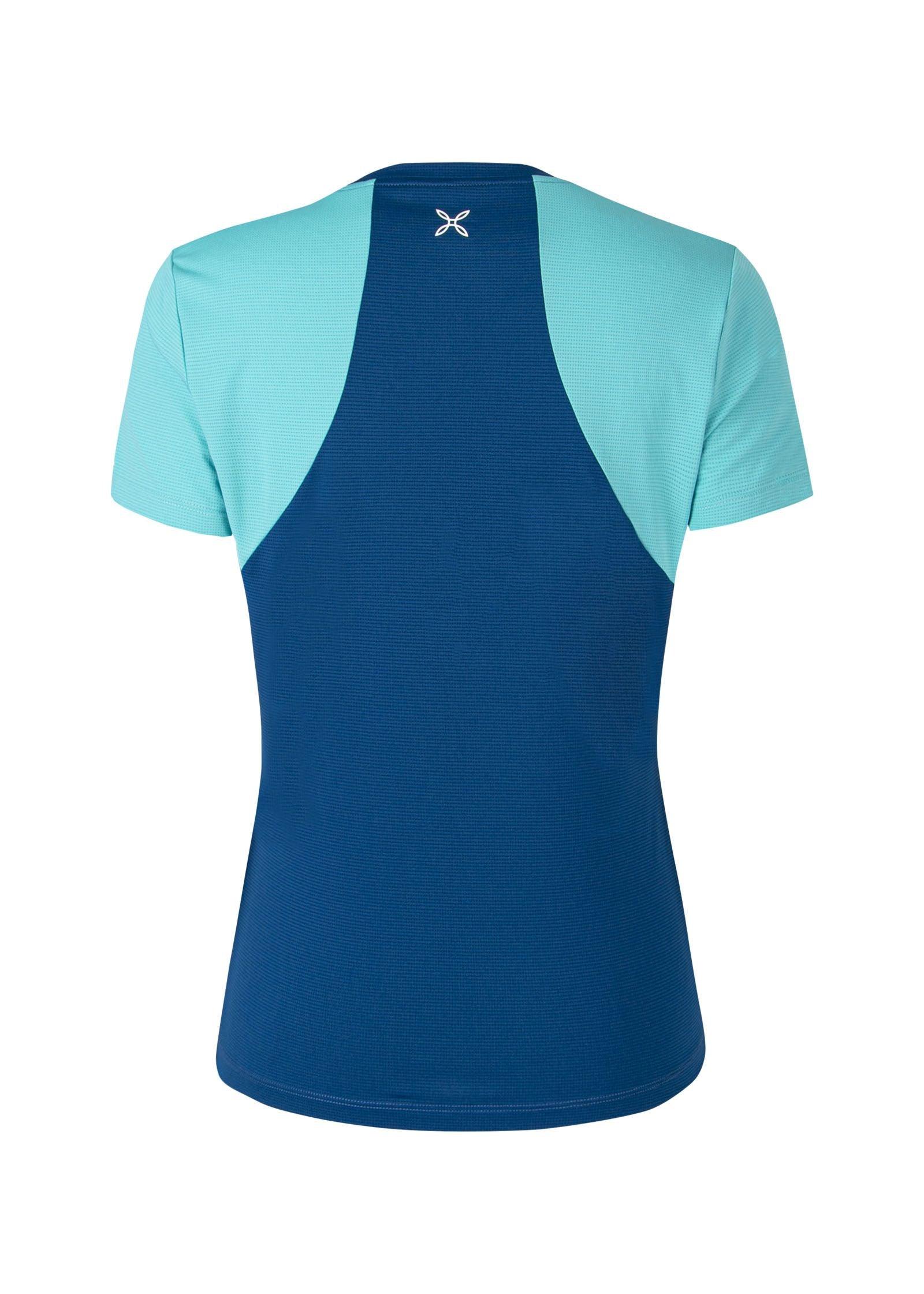 Montura | T-shirt Sliding Donna Deep Blue/Celeste - Fabbrica Ski Sises