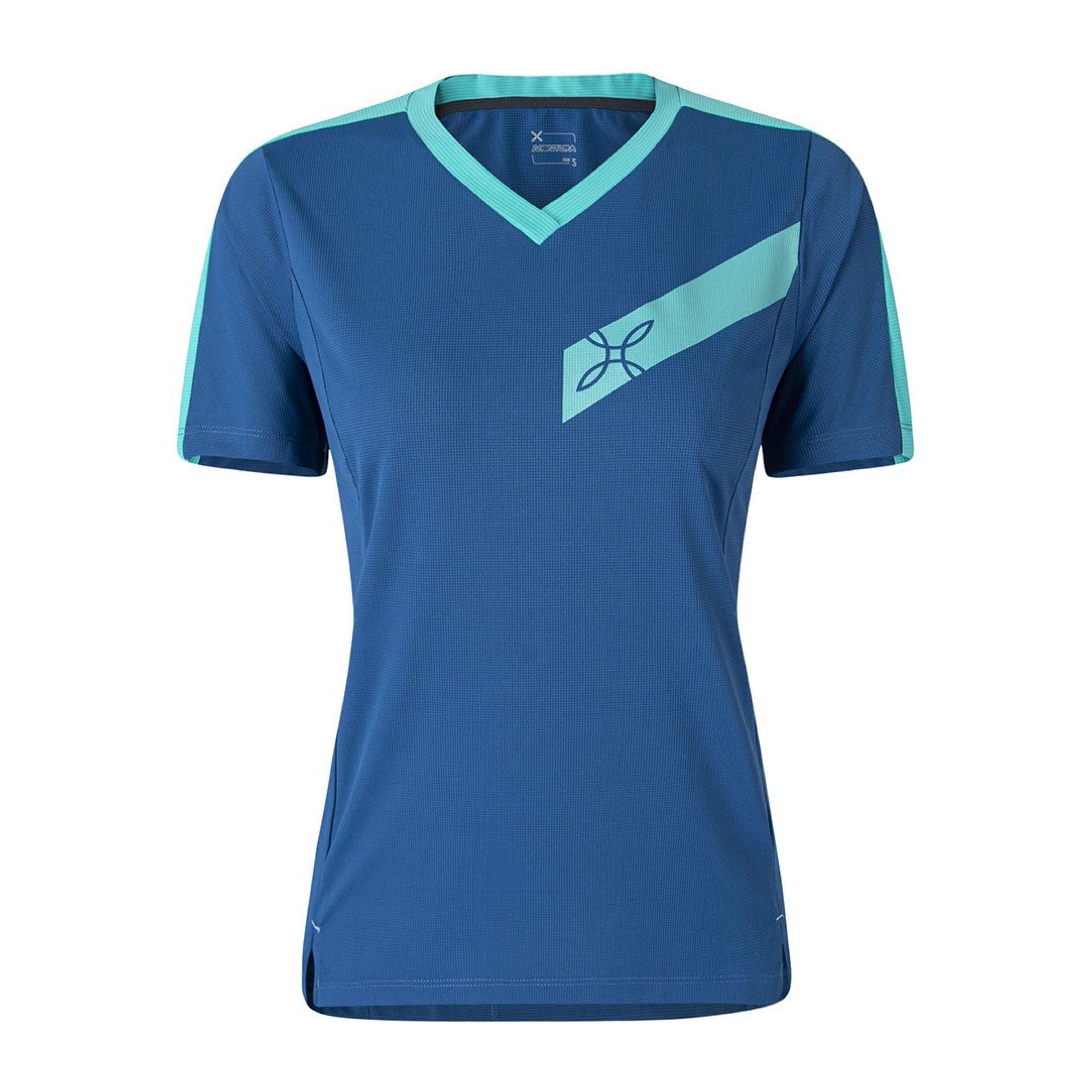 Montura | T-shirt Way Donna Deep Blue/Care Blue - Fabbrica Ski Sises