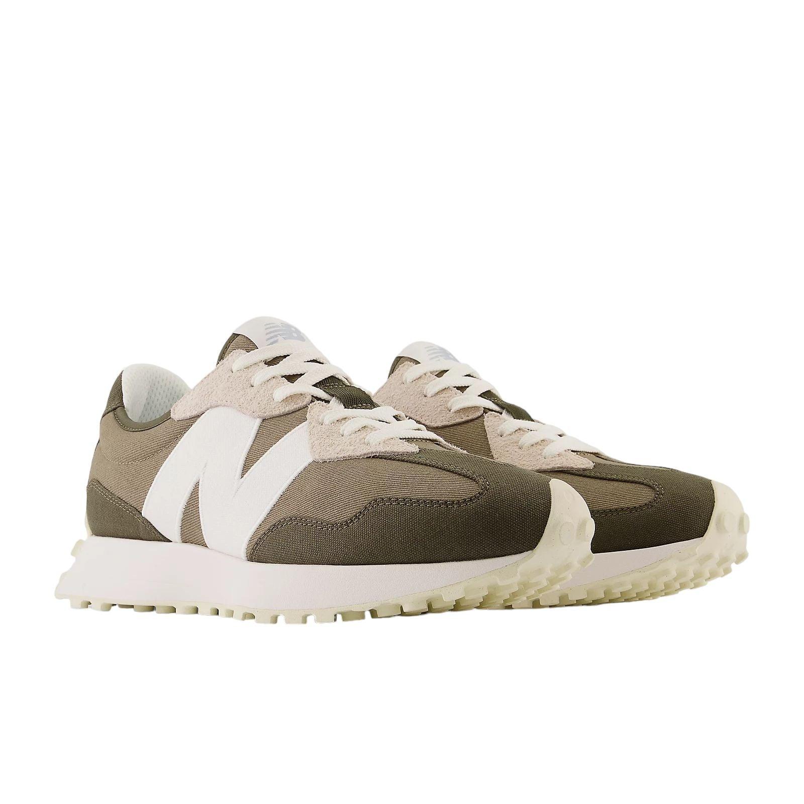 New Balance | Scarpe 327 Uomo Military Green/White - Fabbrica Ski Sises