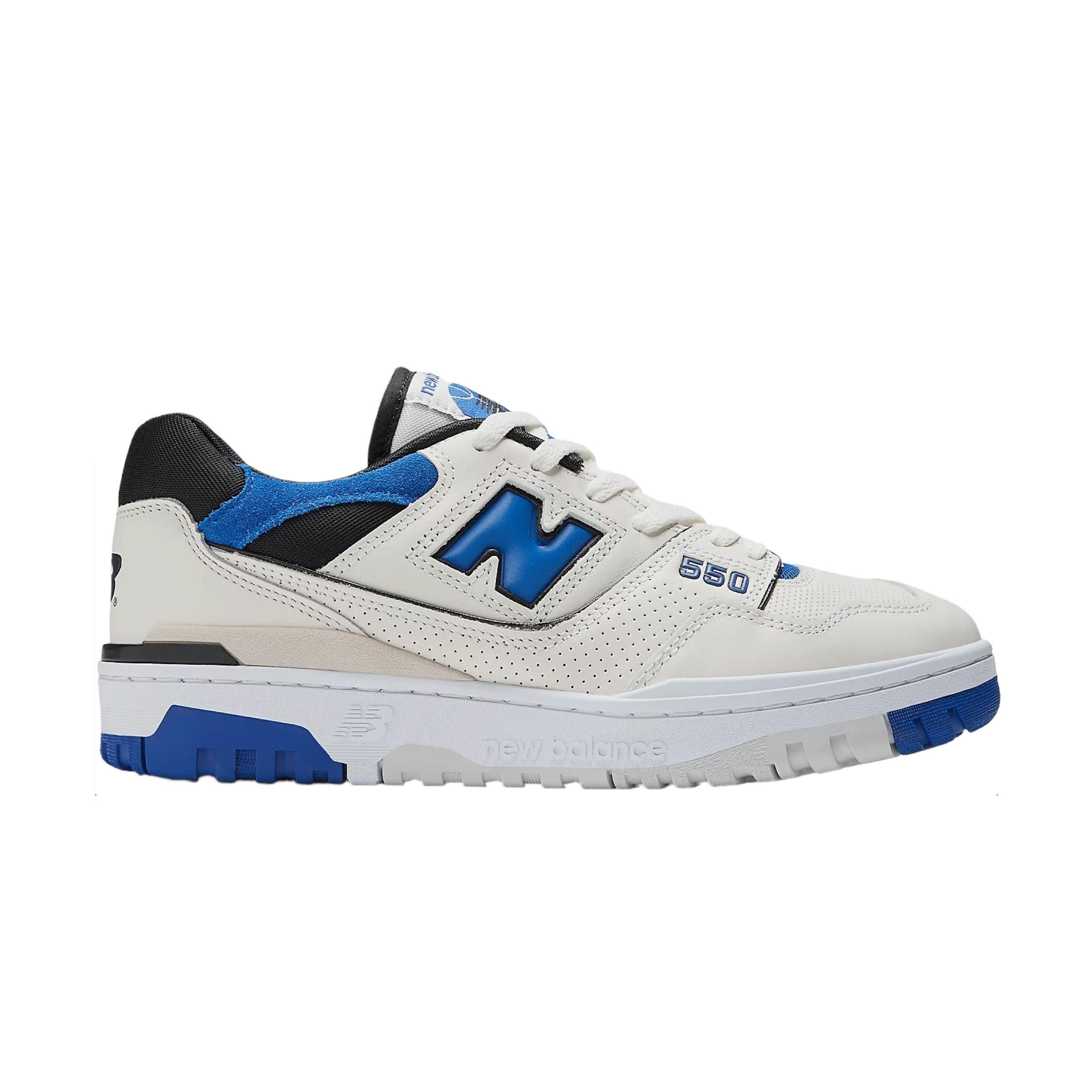 New Balance | Scarpe 550 Uomo Sea Salt/Team Royal/Black - Fabbrica Ski Sises