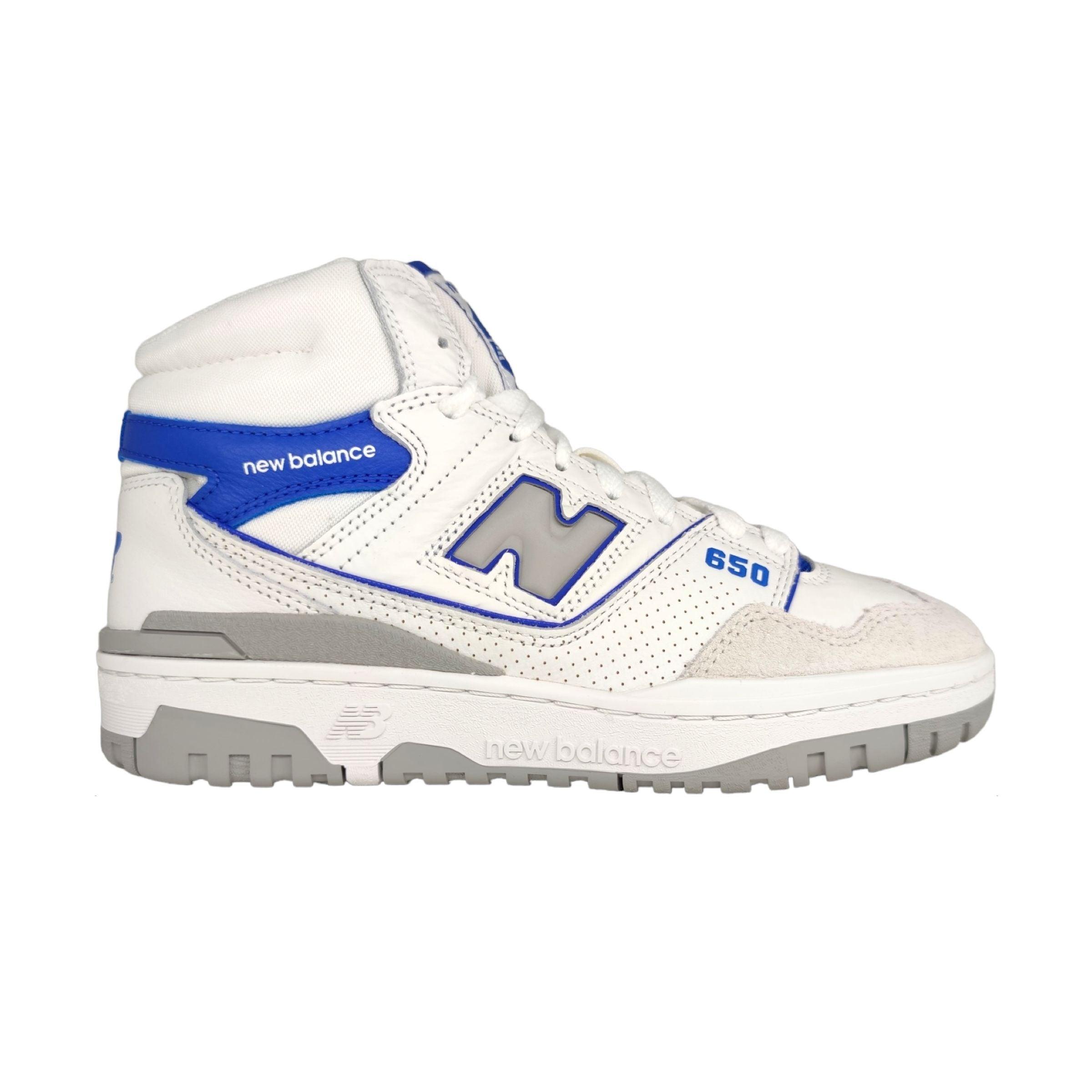 New Balance | Scarpe 650 White/Blue - Fabbrica Ski Sises