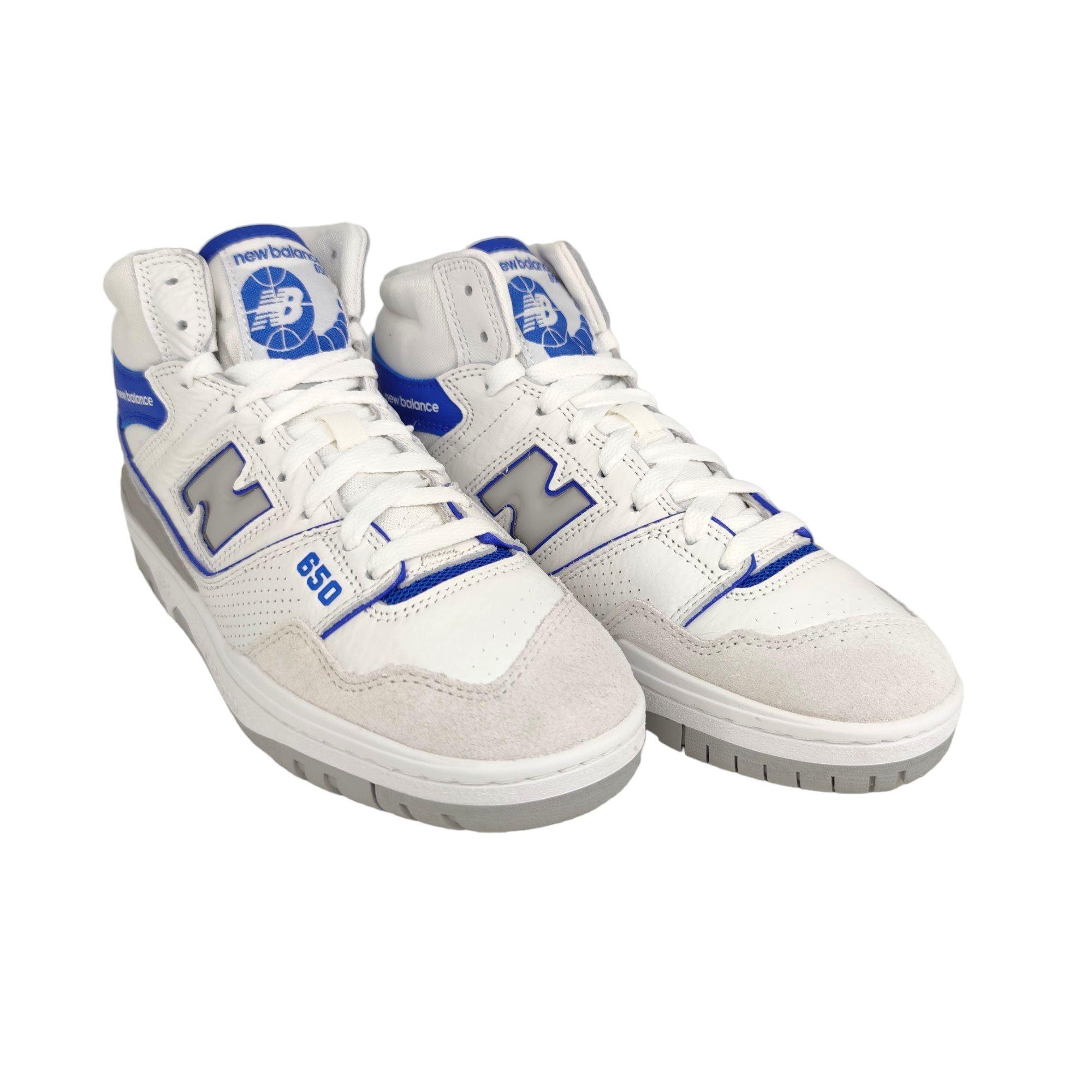 New Balance | Scarpe 650 White/Blue - Fabbrica Ski Sises