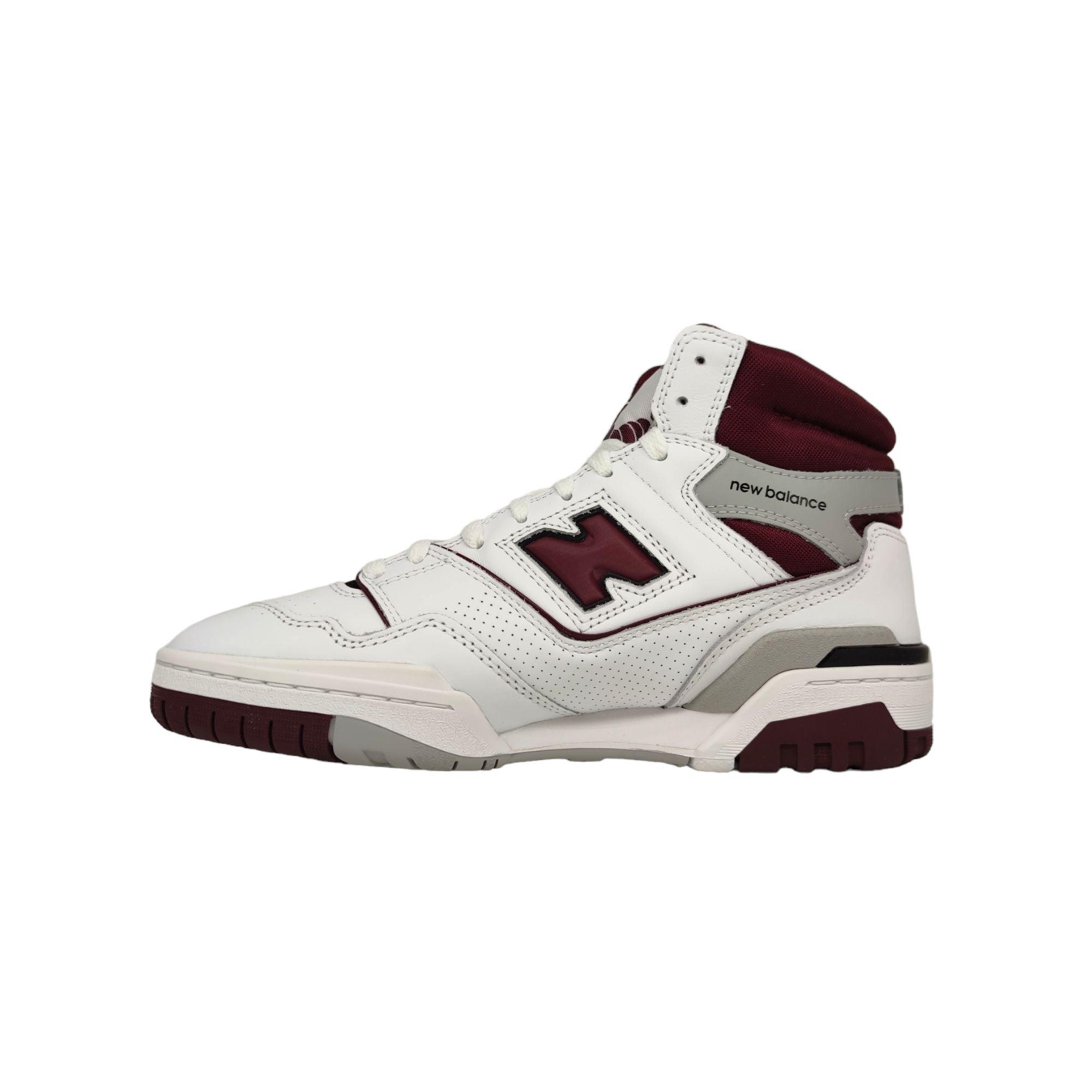 New Balance | Scarpe 650 White/Bordeaux - Fabbrica Ski Sises