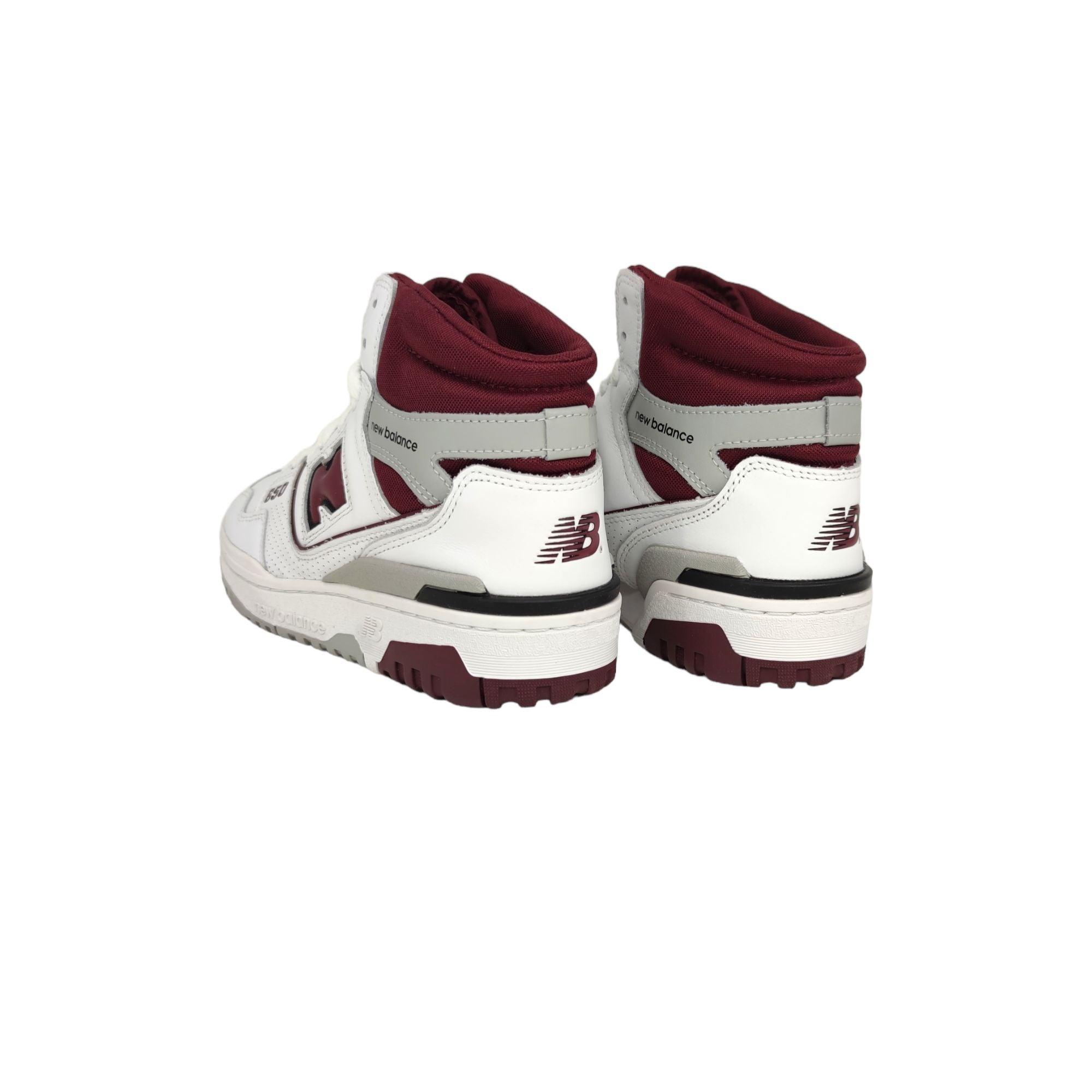 New Balance | Scarpe 650 White/Bordeaux - Fabbrica Ski Sises