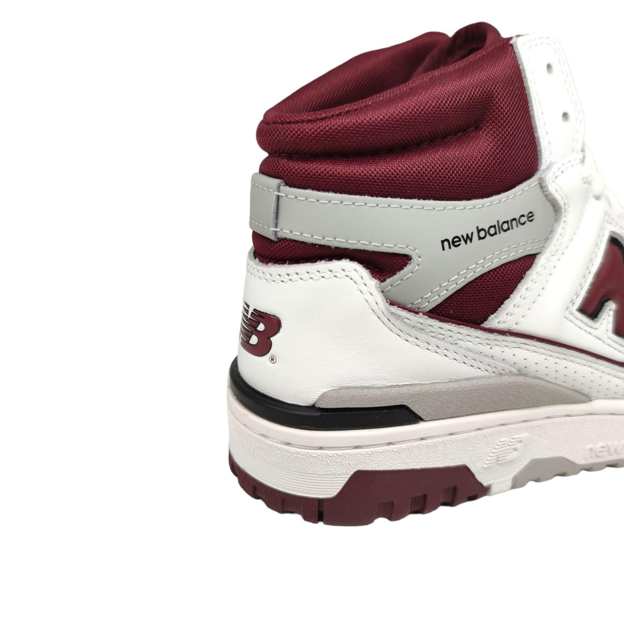 New Balance | Scarpe 650 White/Bordeaux - Fabbrica Ski Sises