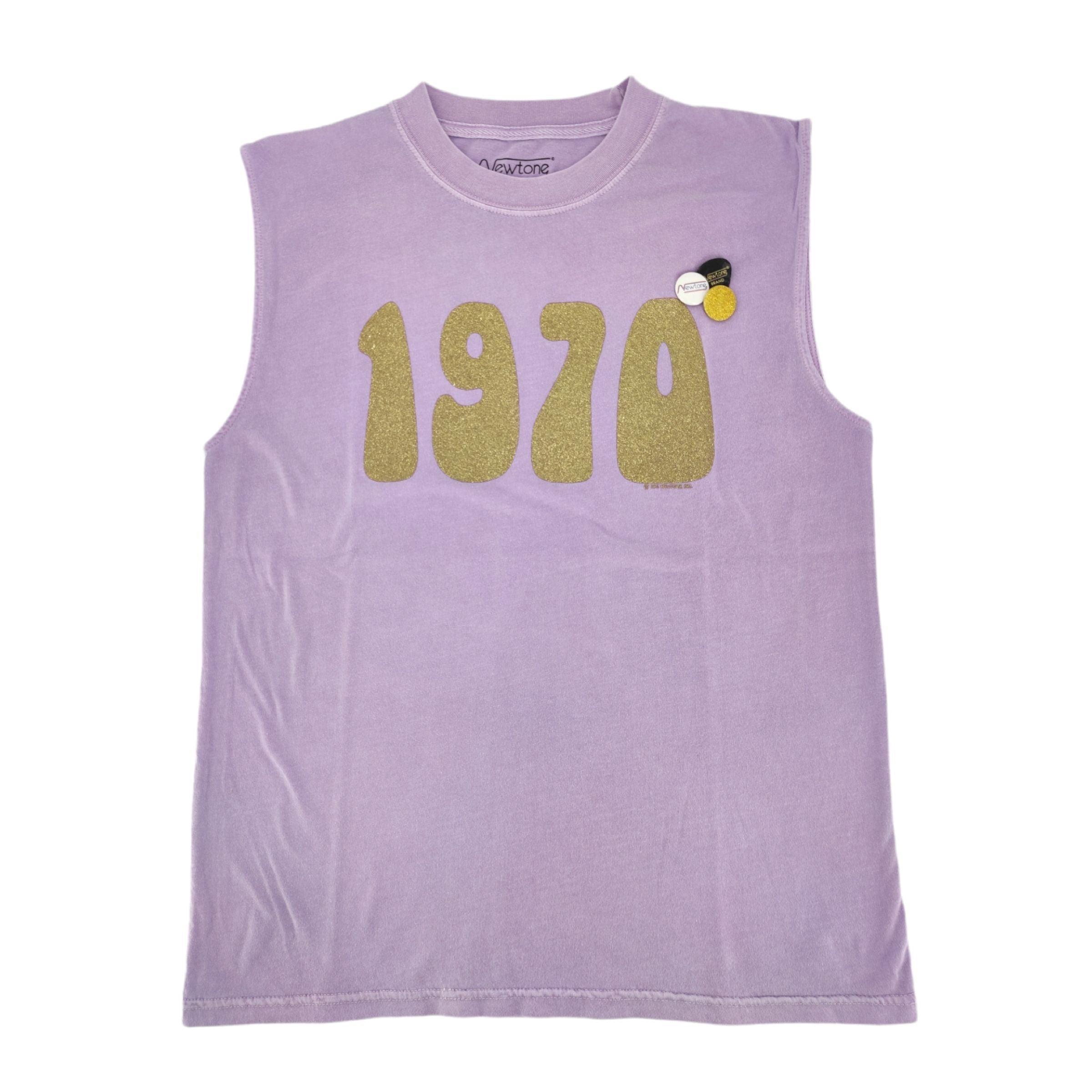 Newtone | Canotta 1970 Biker Donna Lilac - Fabbrica Ski Sises