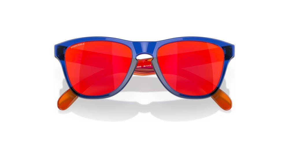 Oakley | Occhiali Frogskins XXS Junior Crystal Blue/Prizm Ruby - Fabbrica Ski Sises