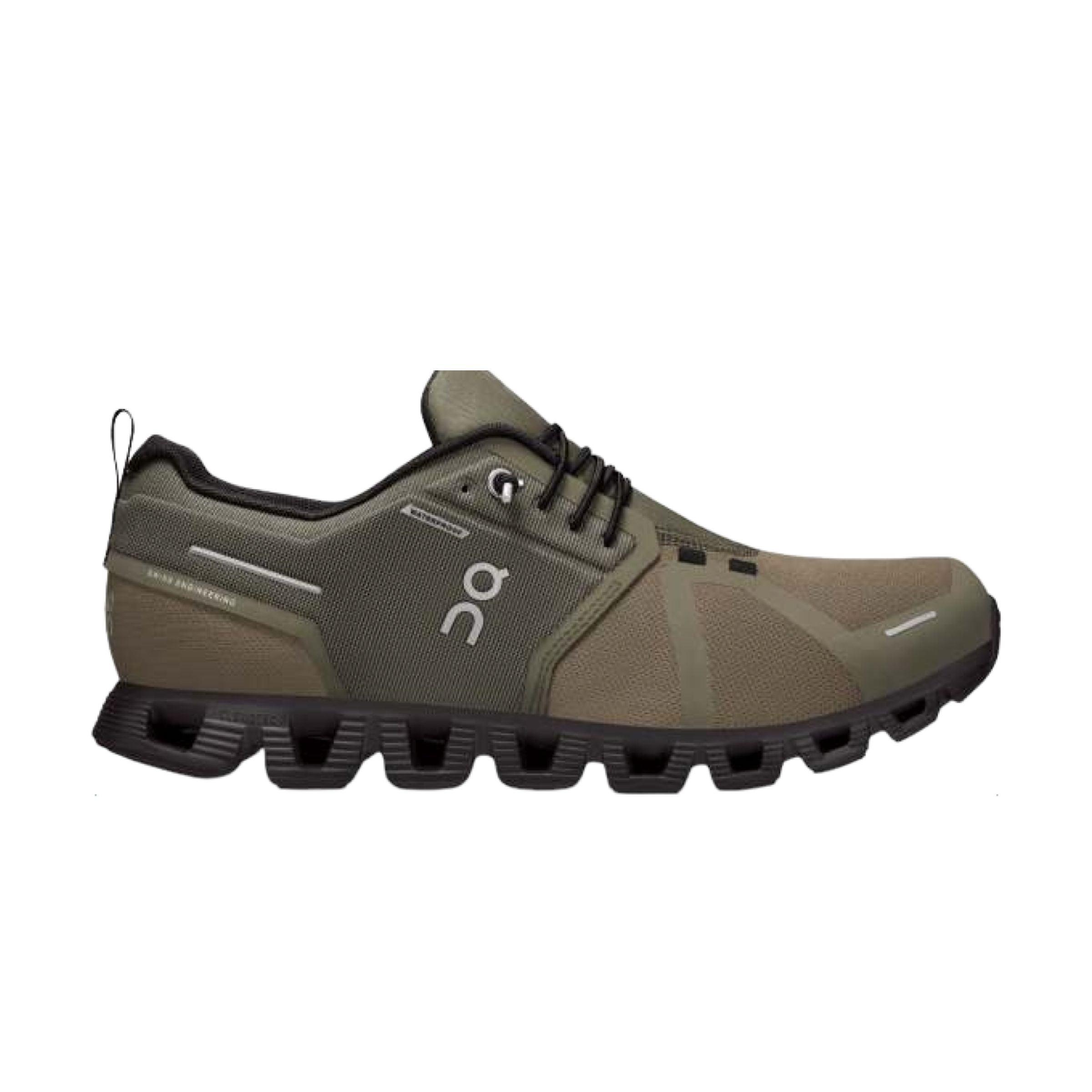 On Running | Scarpe Cloud 5 Waterproof Uomo Olive/Black - Fabbrica Ski Sises