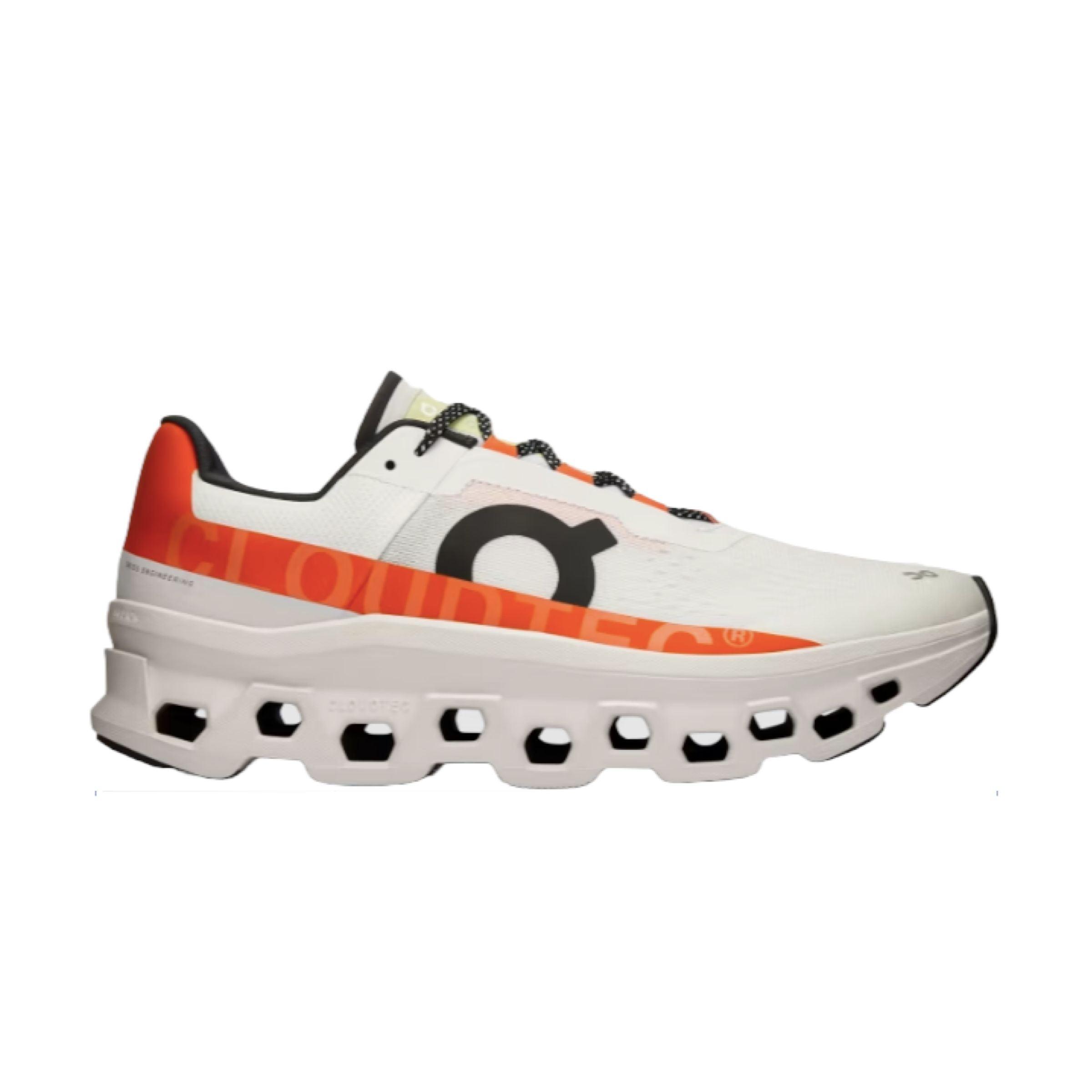 On Running | Scarpe Cloudmonster Uomo Undyed White/Flame - Fabbrica Ski Sises