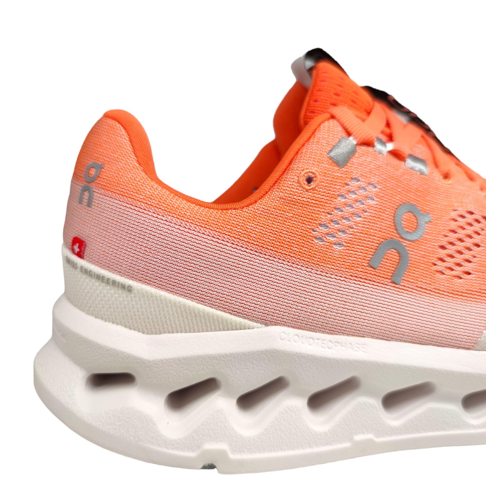 On Running | Scarpe Cloudsurfer Uomo Flame/White - Fabbrica Ski Sises