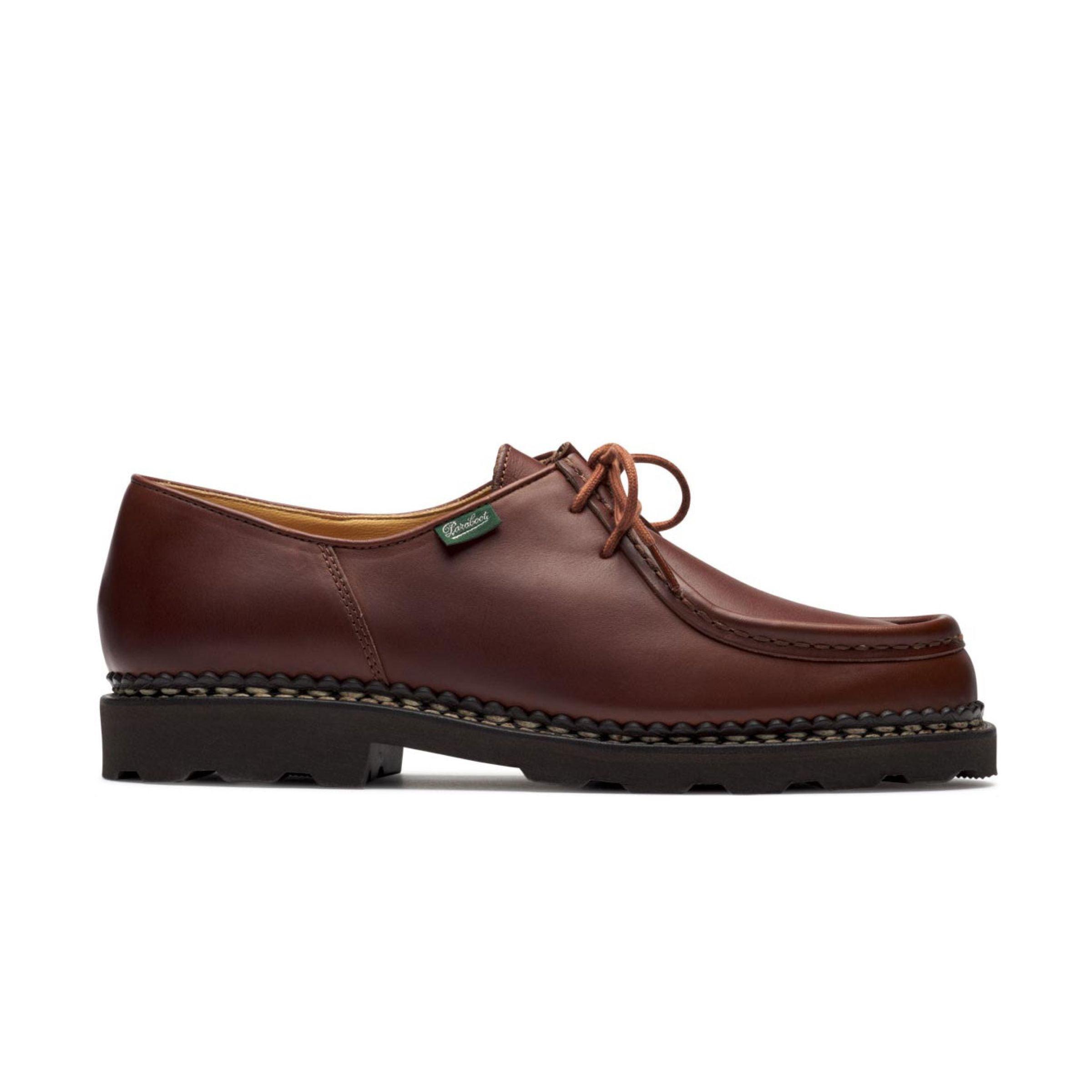 Paraboot | Scarpe Michael Uomo Lisse Marron - Fabbrica Ski Sises