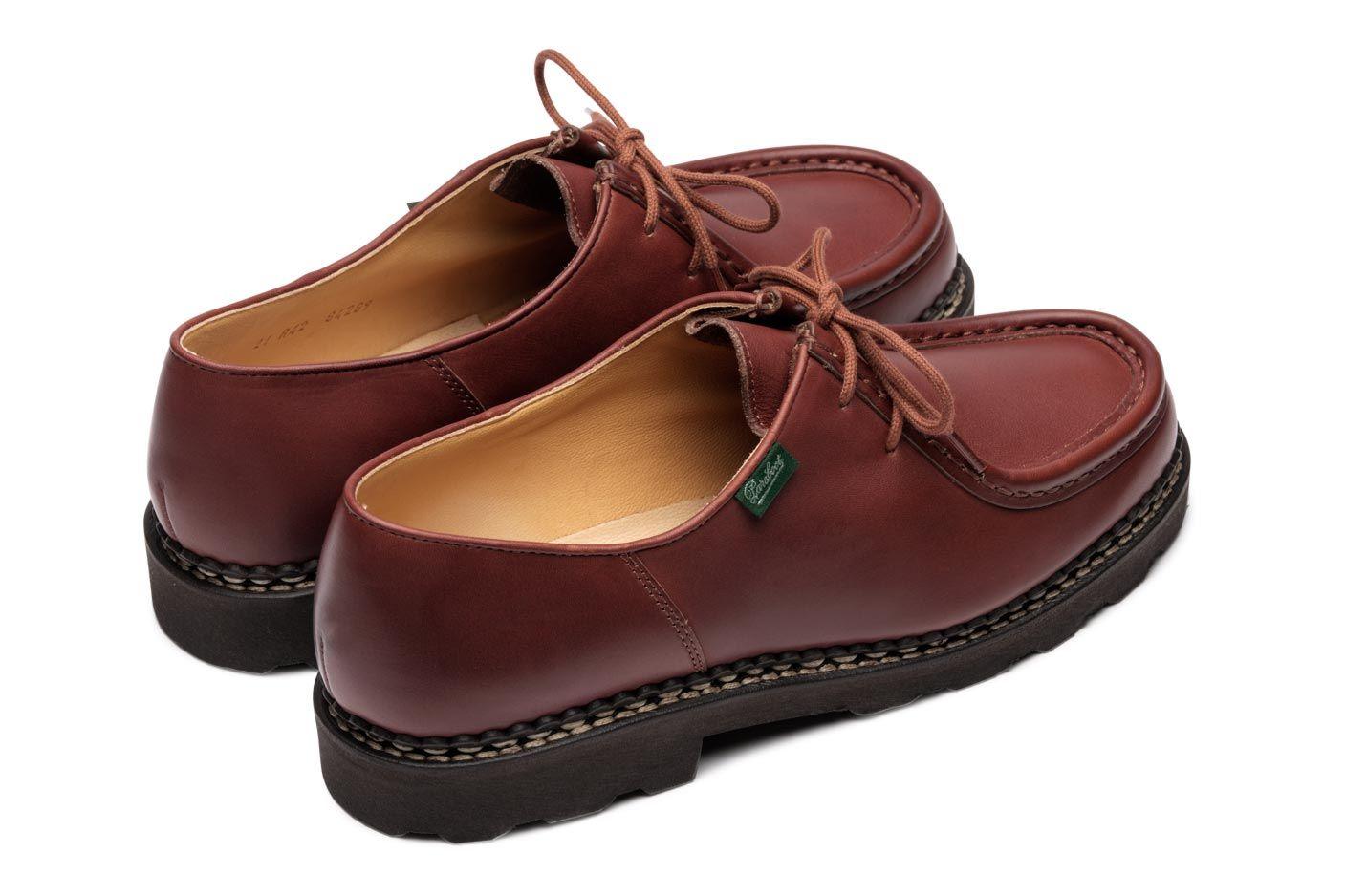 Paraboot | Scarpe Michael Uomo Lisse Marron - Fabbrica Ski Sises
