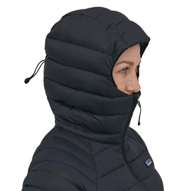 Patagonia | Down Sweater Hoody Woman Black - Fabbrica Ski Sises
