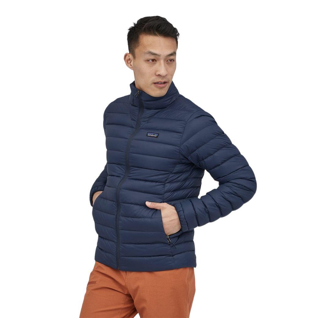 Patagonie: Veste down Sweater Homme Nouvelle Marine - Fabbrica Ski Sises