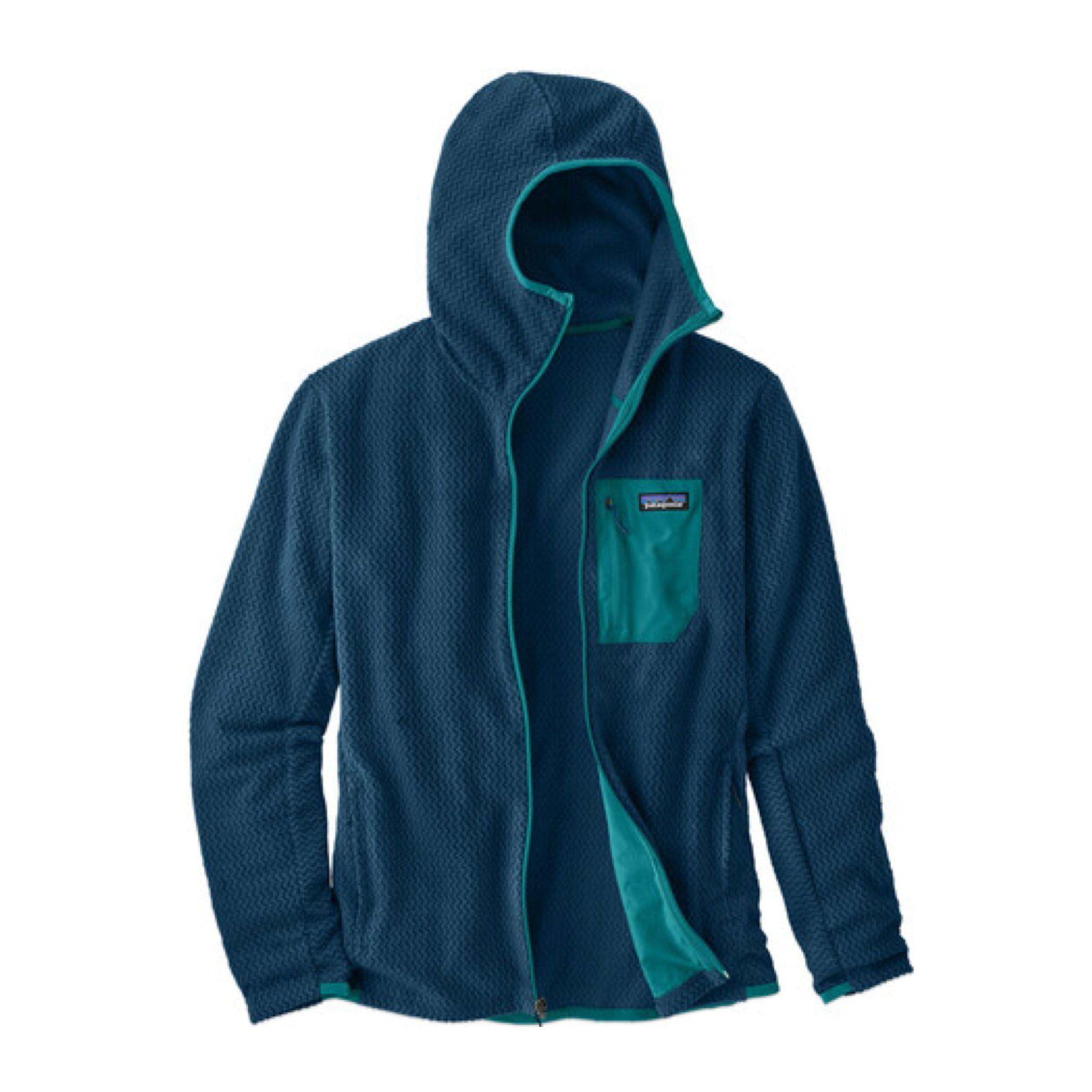 Patagonia | Maglia R1 Air Full-zip Hoody Uomo Lagom Blue - Fabbrica Ski Sises