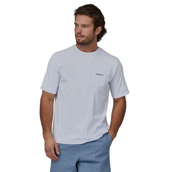 Patagonia | T-shirt Boardshort Logo Pocket Uomo White - Fabbrica Ski Sises