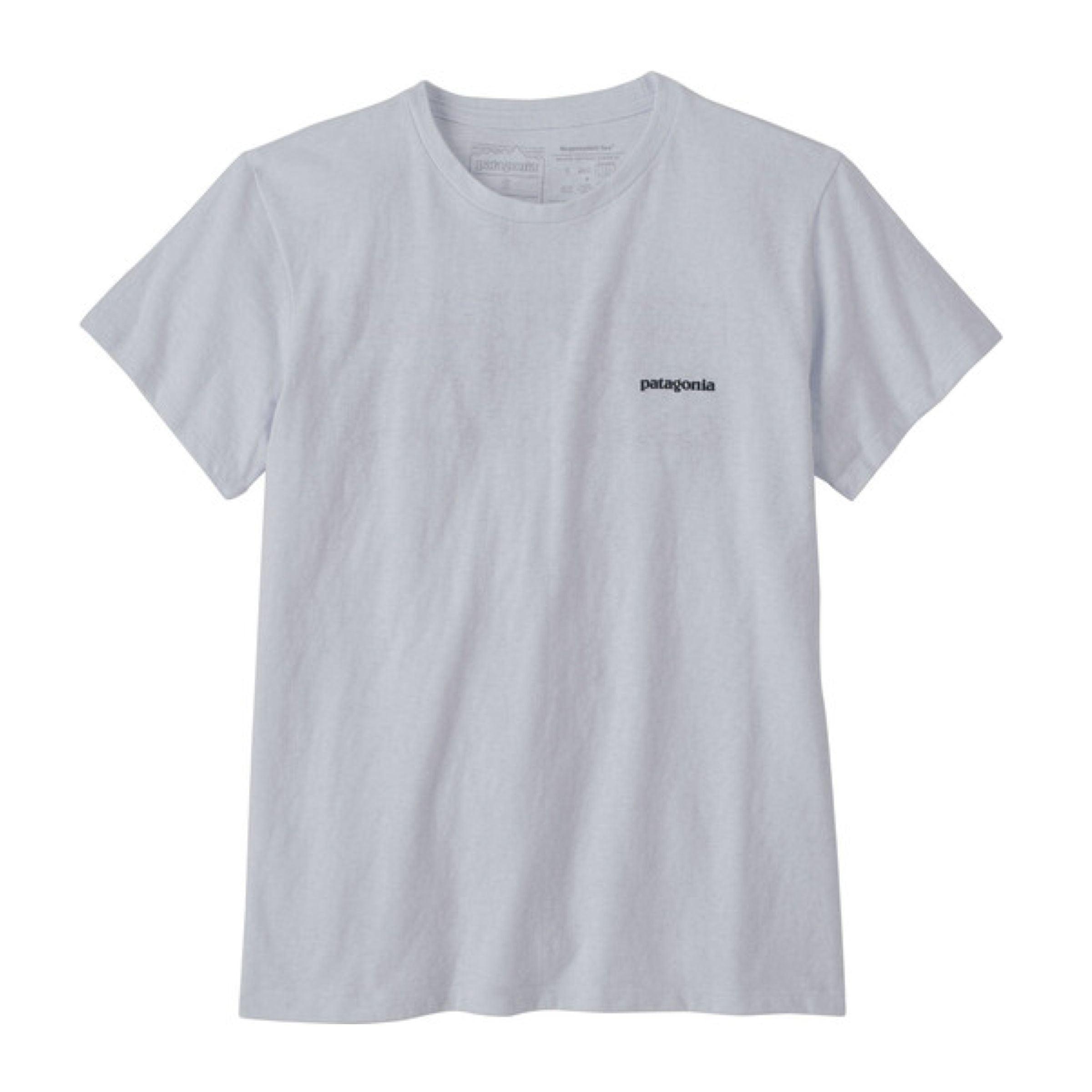Patagonia | T-shirt P-6 Logo Responsibili Donna White - Fabbrica Ski Sises