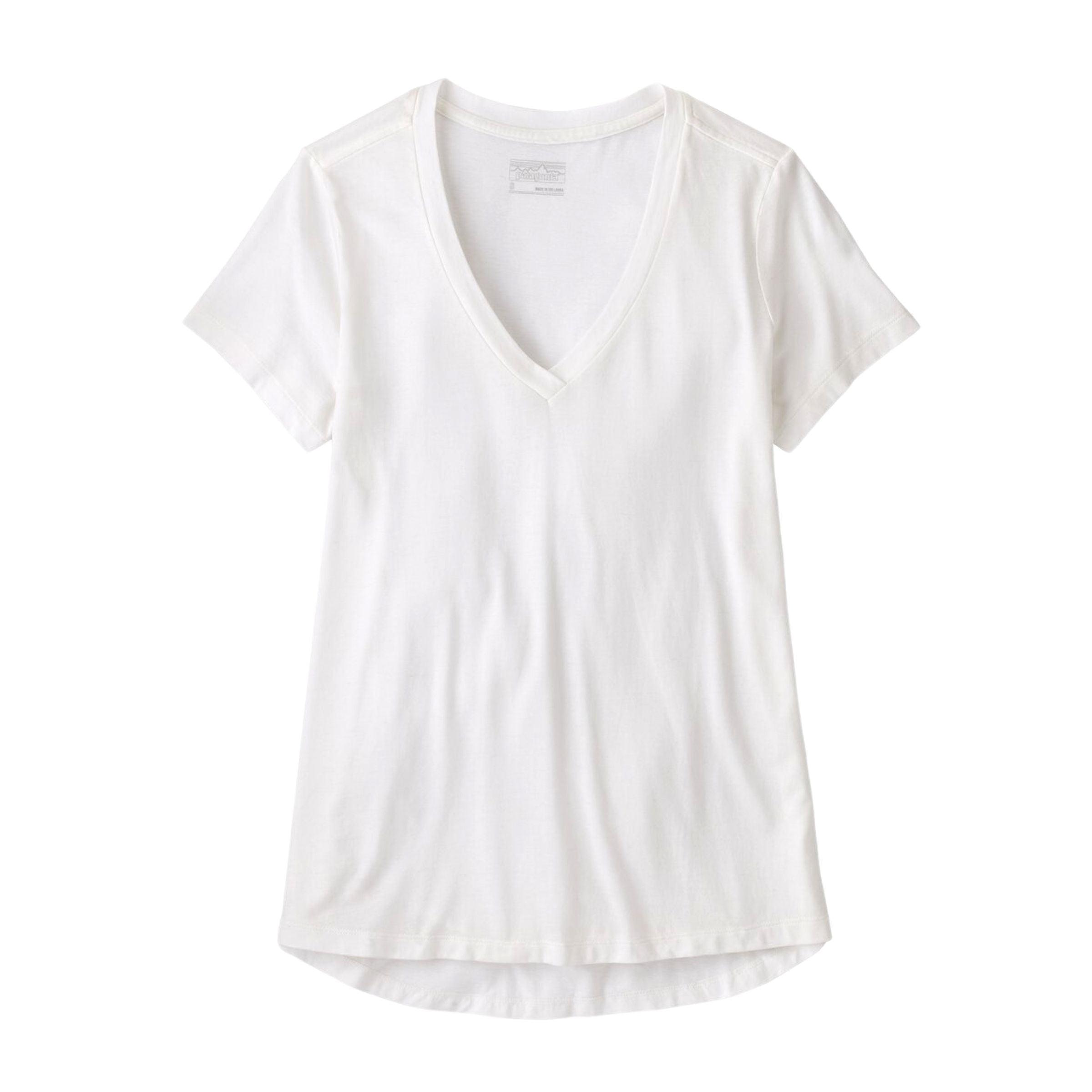Patagonia | T-shirt Side Current Donna White - Fabbrica Ski Sises