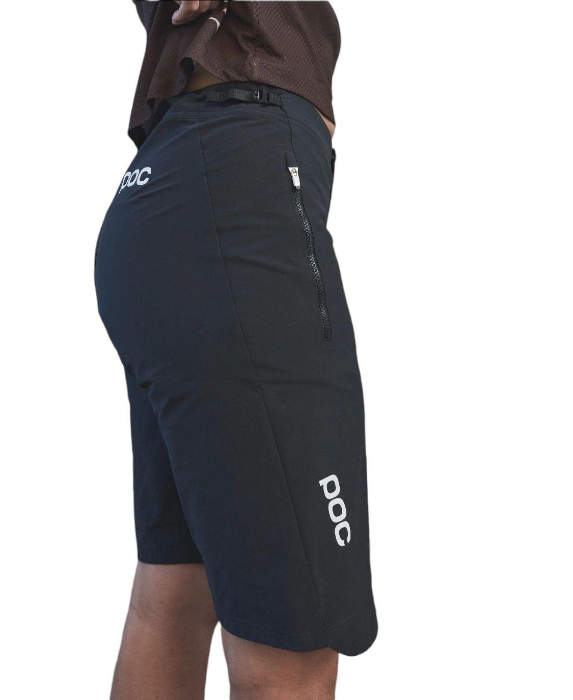 Poc | Pantaloncini Essential Enduro Donna Uranium Black - Fabbrica Ski Sises