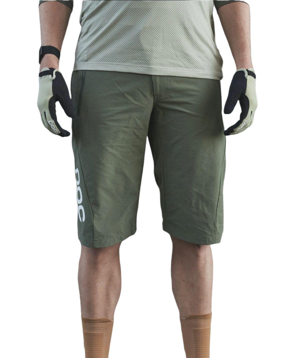 Poc | Pantaloncini Essential Enduro Uomo Epidote Green - Fabbrica Ski Sises