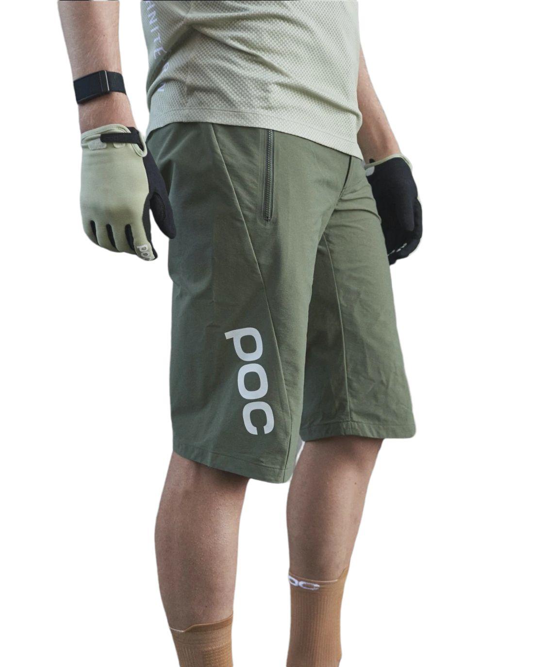 Poc | Pantaloncini Essential Enduro Uomo Epidote Green - Fabbrica Ski Sises