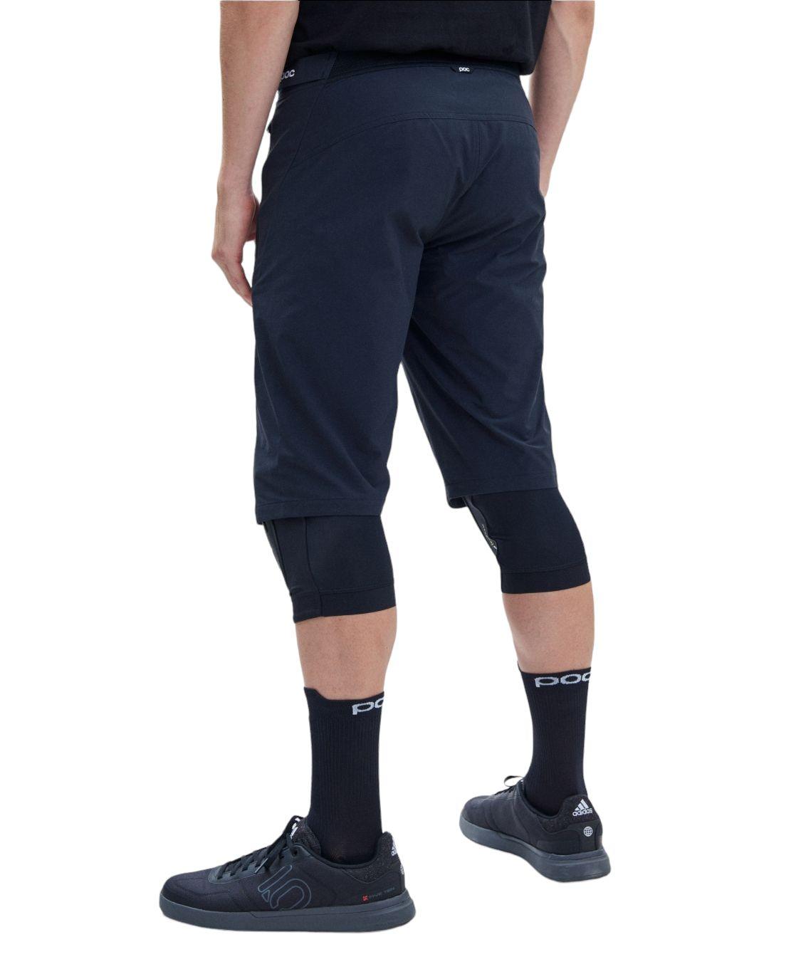 Poc | Pantaloncini Essential Enduro Uomo Uranium Black - Fabbrica Ski Sises