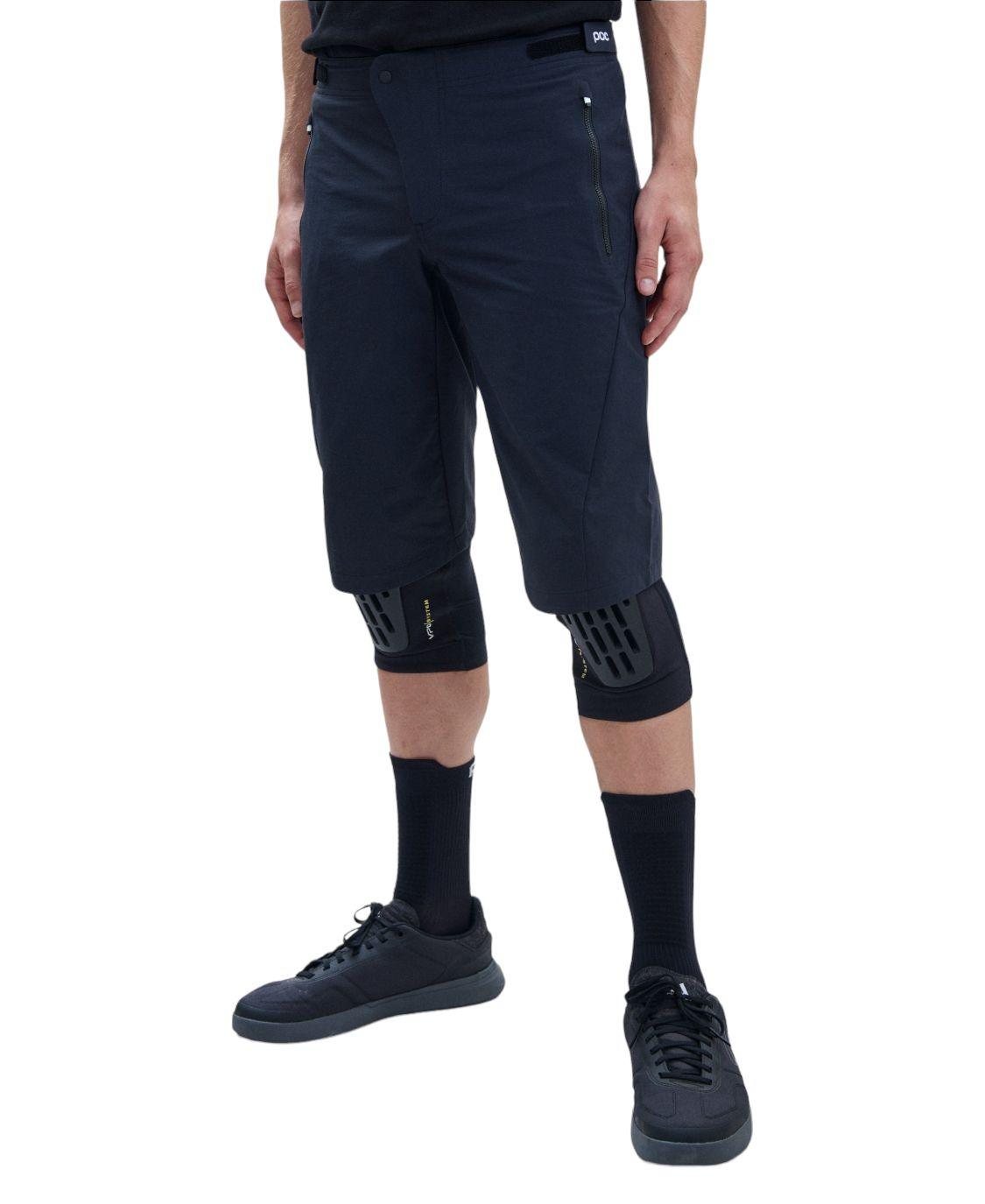 Poc | Pantaloncini Essential Enduro Uomo Uranium Black - Fabbrica Ski Sises