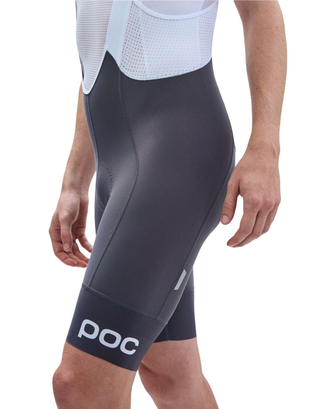 Poc | Pantaloncini Essential Road VPD Uomo Sylvanite Grey/Hydrogen White - Fabbrica Ski Sises