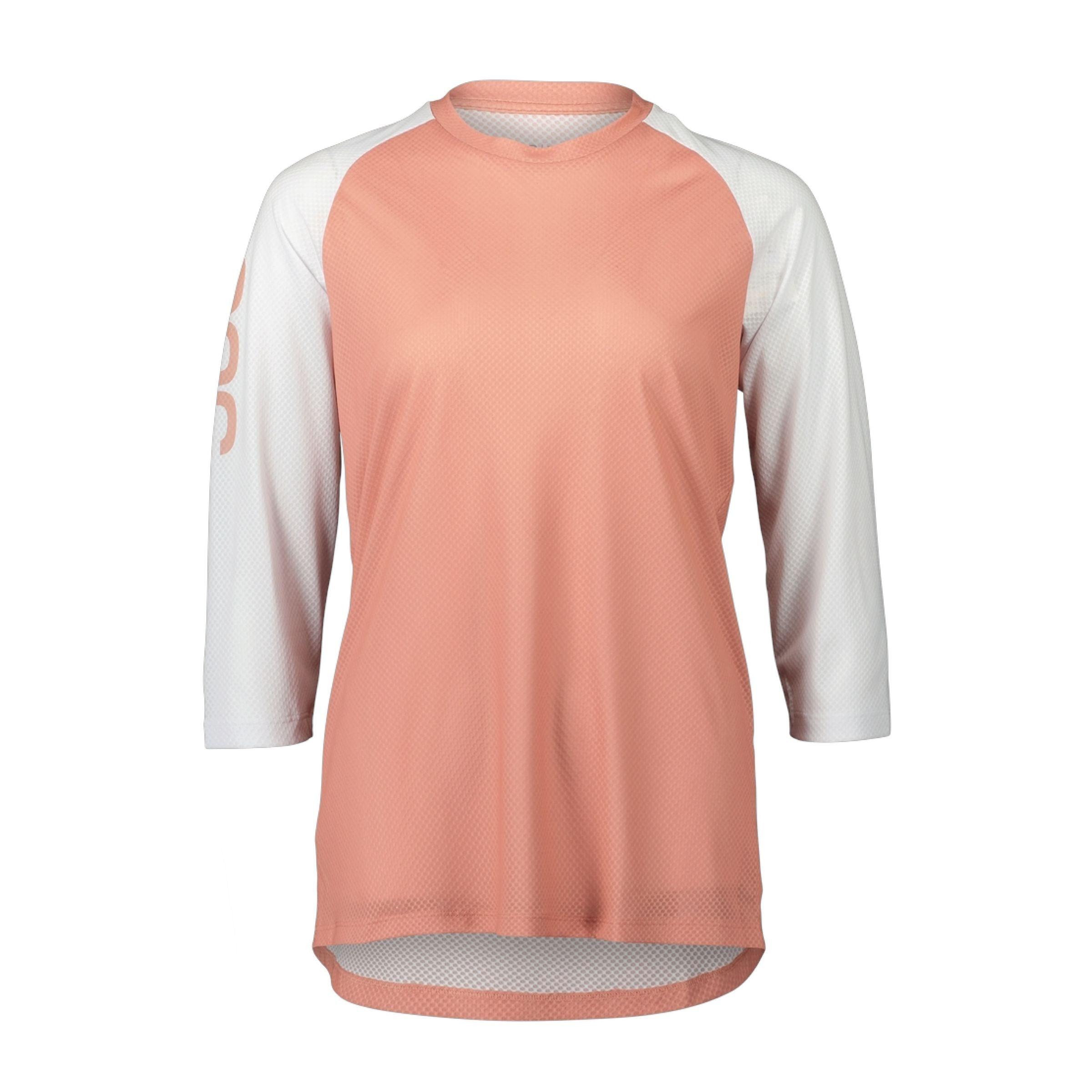 Poc | T-shirt MTB Pure 3/4 Donna Rock Salt/Hydrogen White - Fabbrica Ski Sises